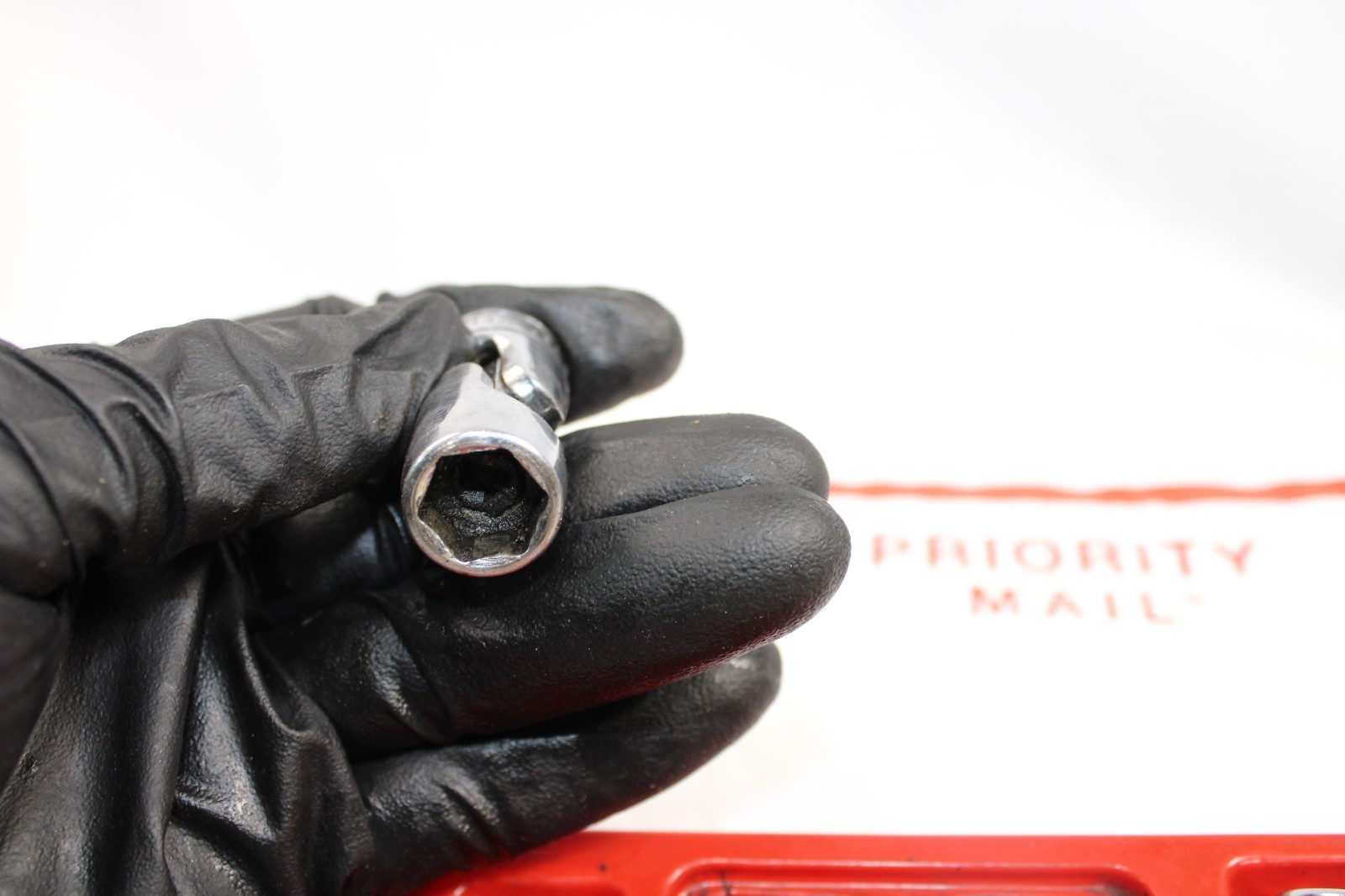 Snap On 206AFSA 3/8Dr 6pt SAE Flank Drive Shallow Universal Socket Set 7/16-3/4″