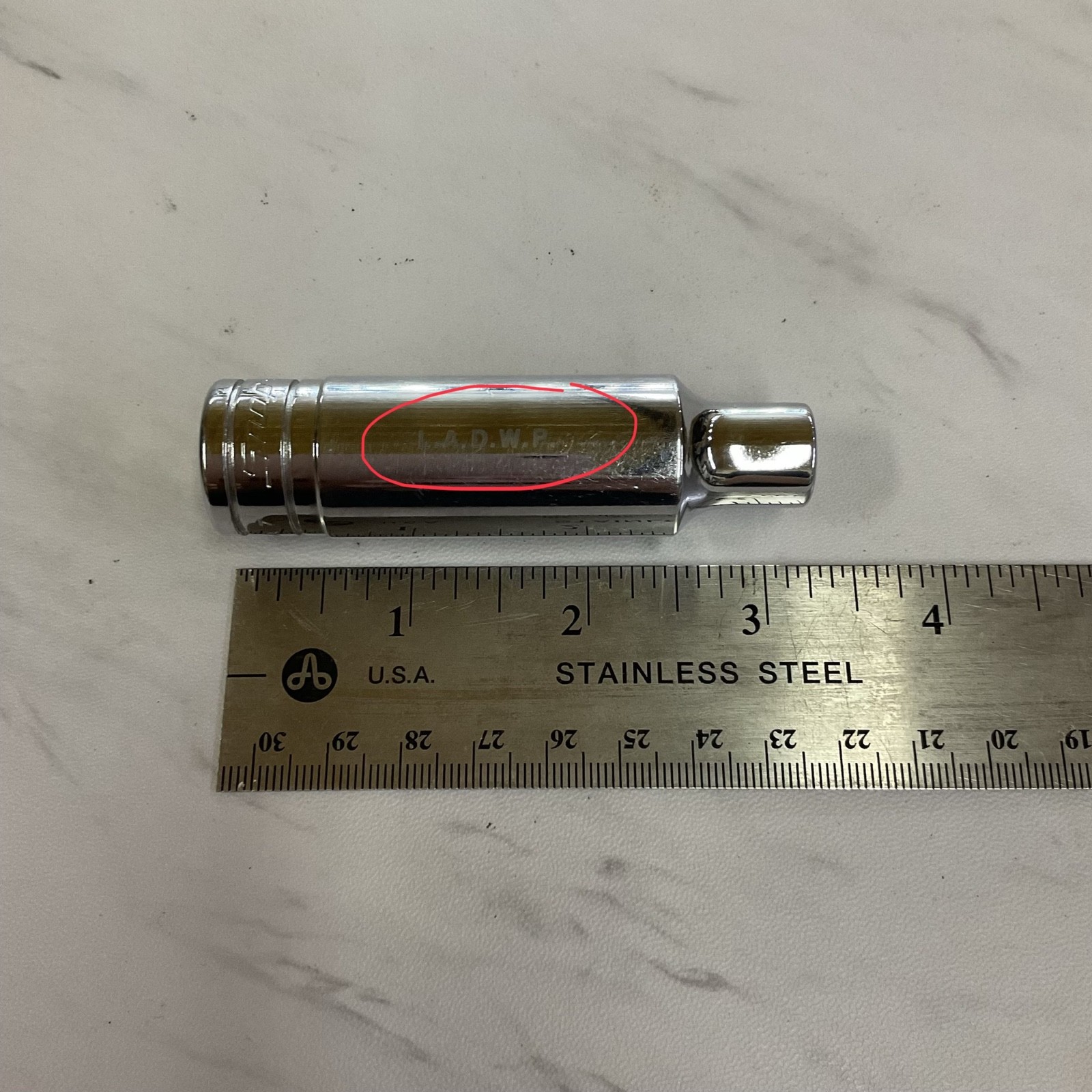 Snap-on S121 1/2″ Drive 3/8″ 12-Point SAE Deep Chrome Socket USA !SHIPS FREE!