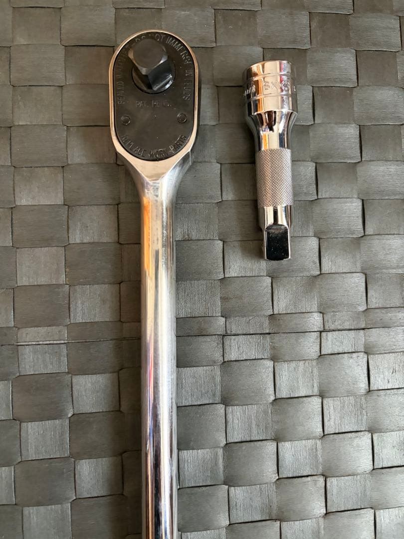 Snap-on SHL80A 1/2″ Drive Soft Grip Long Handle Ratchet Red W/SXK3