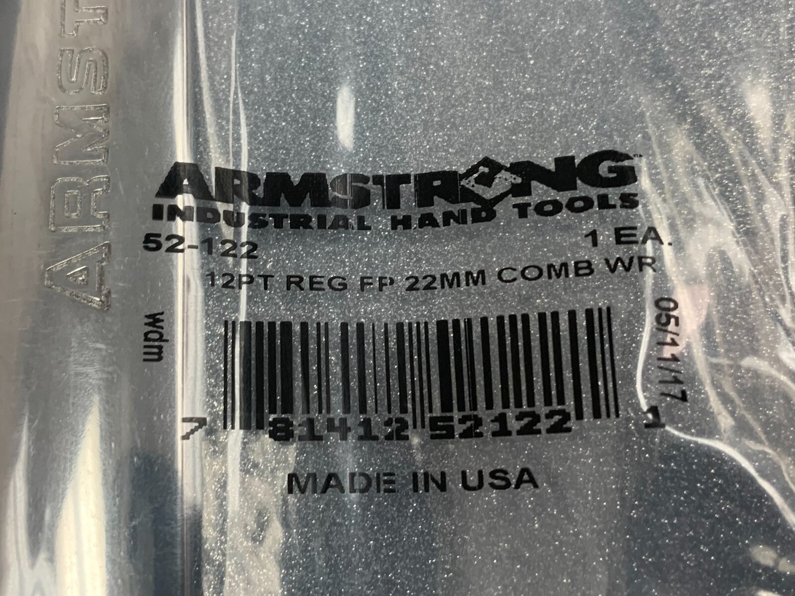 ARMSTRONG 52-122 22MM 12 PT COMBINATION WRENCH 52122