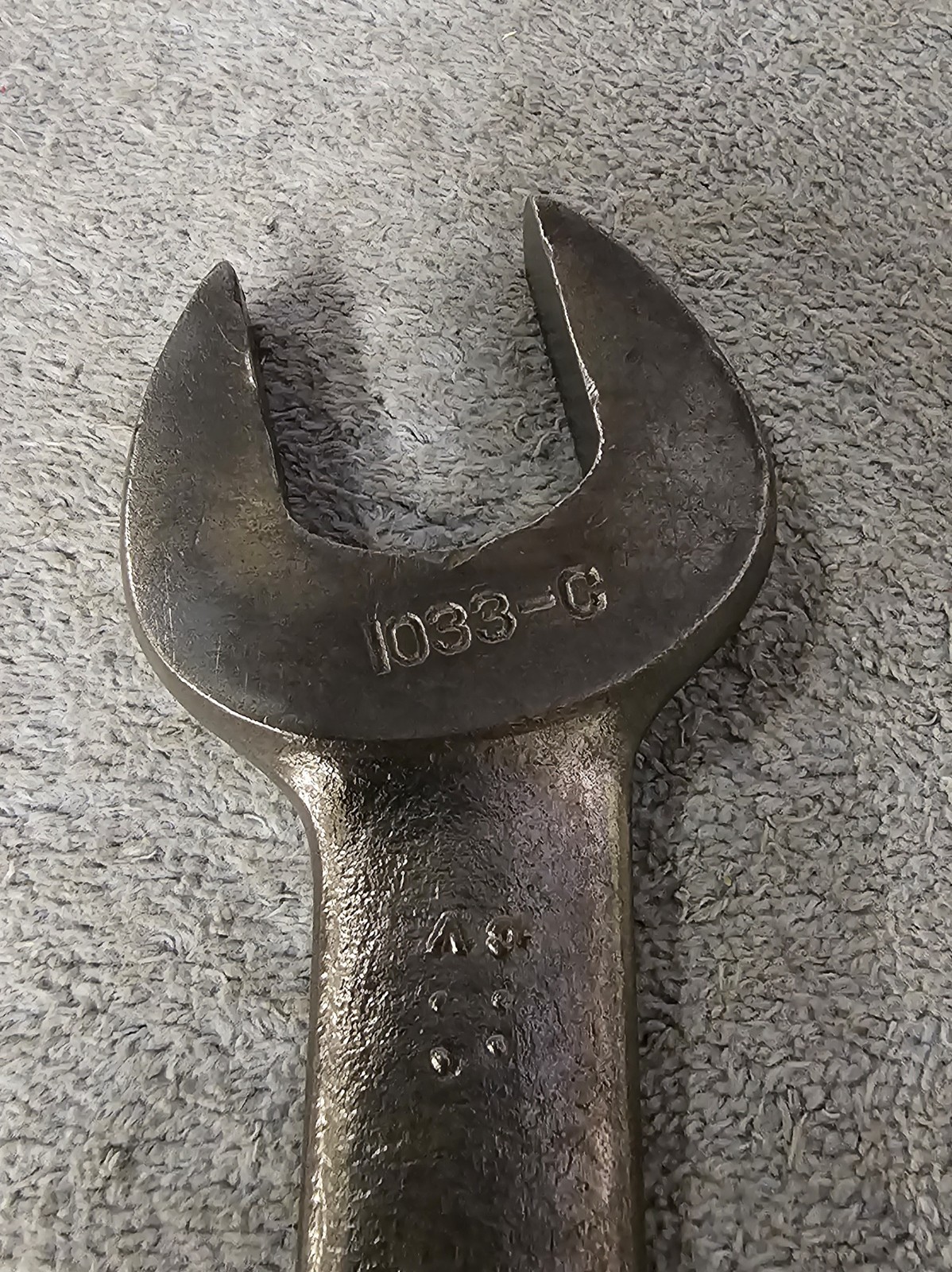 🇺🇸Vintage Bonney 1033-C Open End Wrench 15/16″×1″ Chrome Vanadium Nice!!