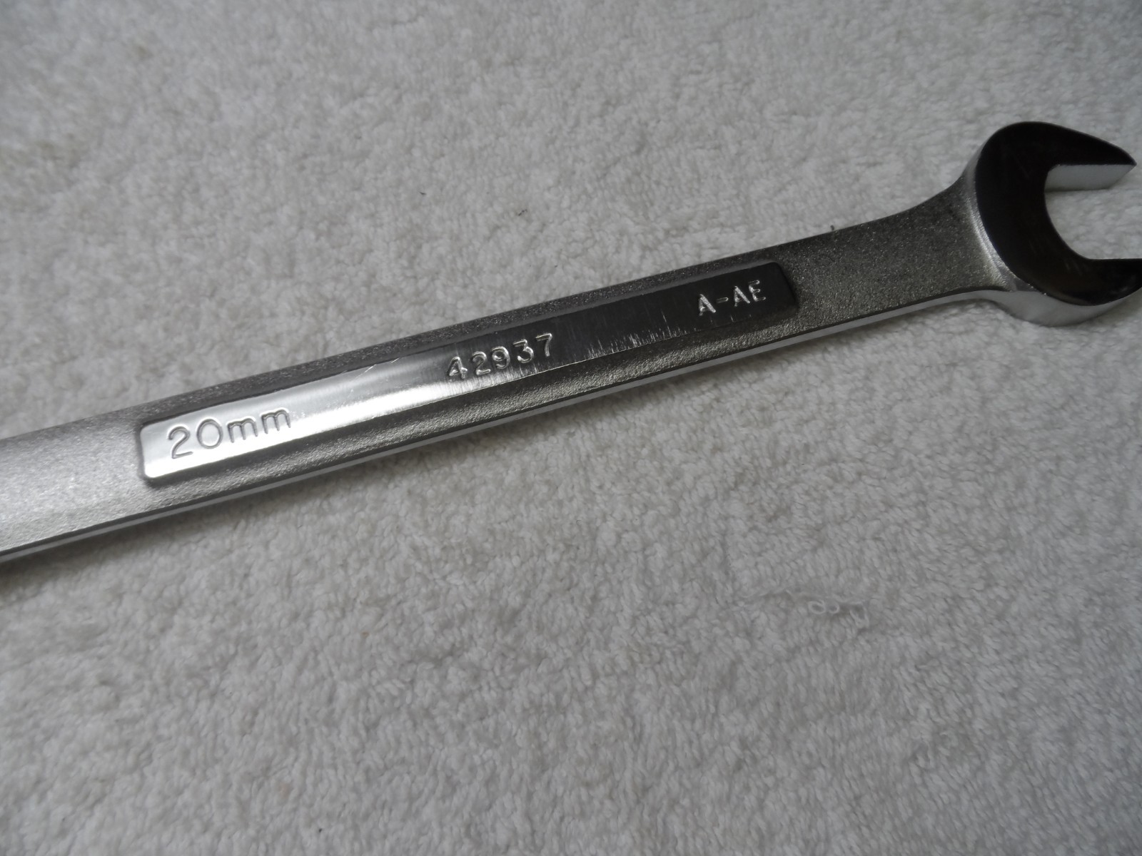 Craftsman Metric MM Combination Wrench, 12pt, 20mm – Part # 42937 A-AE