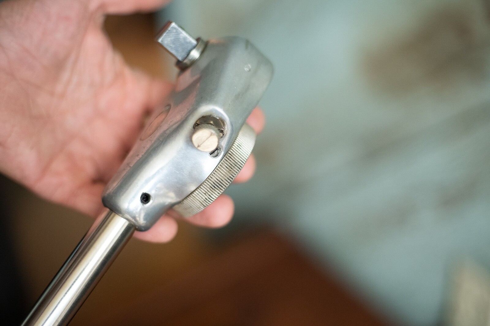Vintage Kwik-Way Dial Torque Wrench 1600 In. Lb. 1/2″ drive -Cedar Rapids,USA