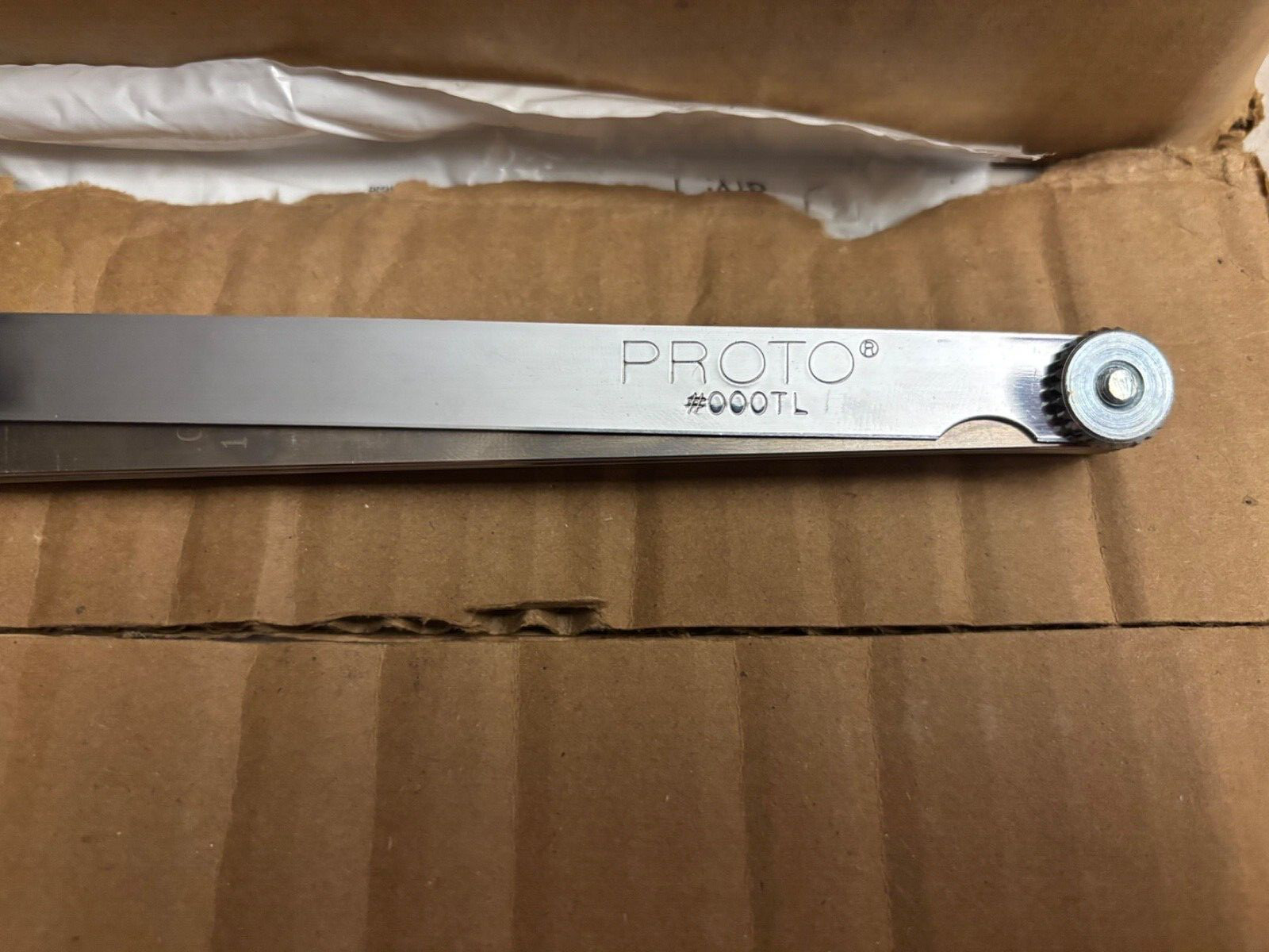 Proto J000TL 1/2″ x 12″ 25 blade .0015″-.040″ long feeler gauge set