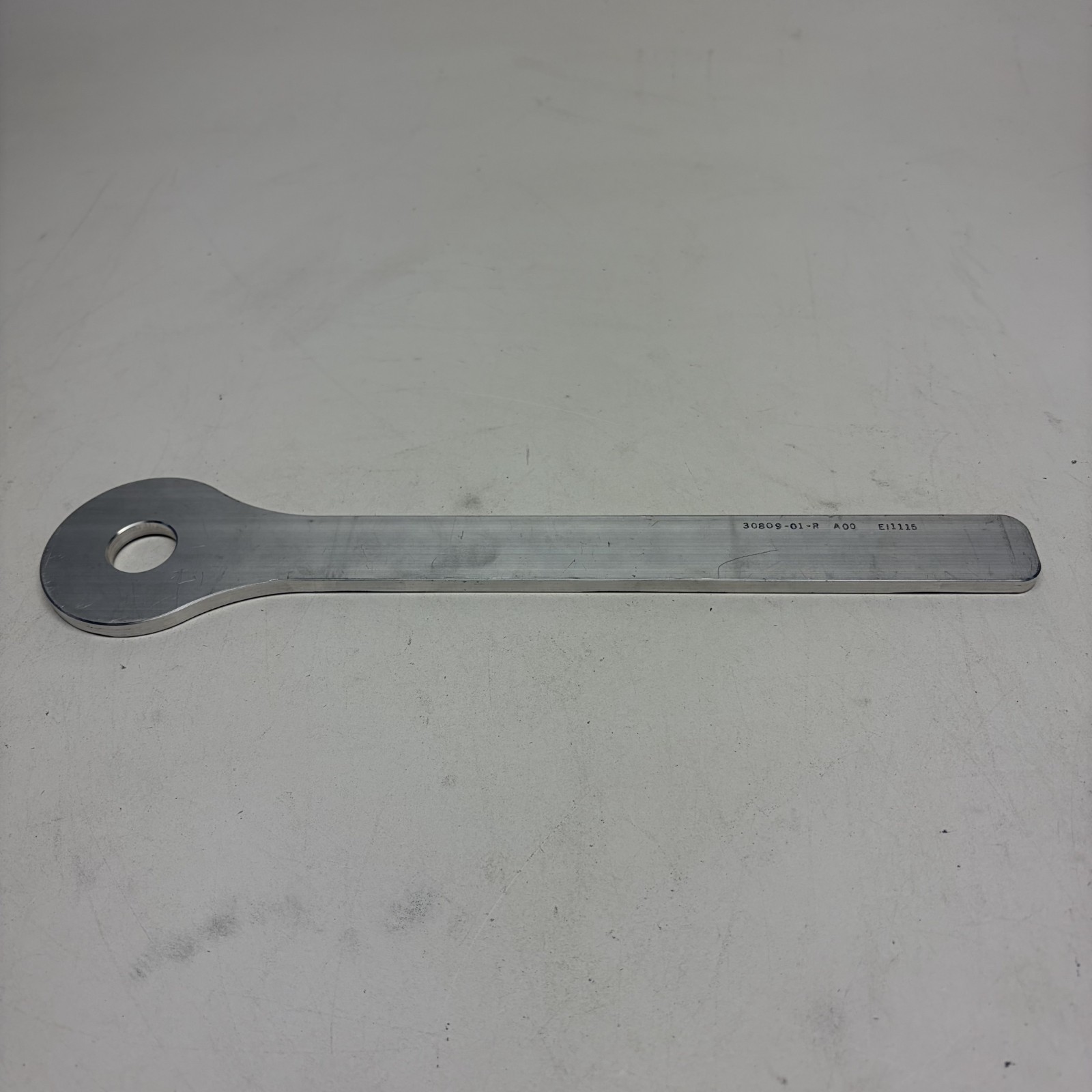Machined Aluminum Flat Spanner Wrench 30809-01-R Rev A00 —Specialty Service Tool