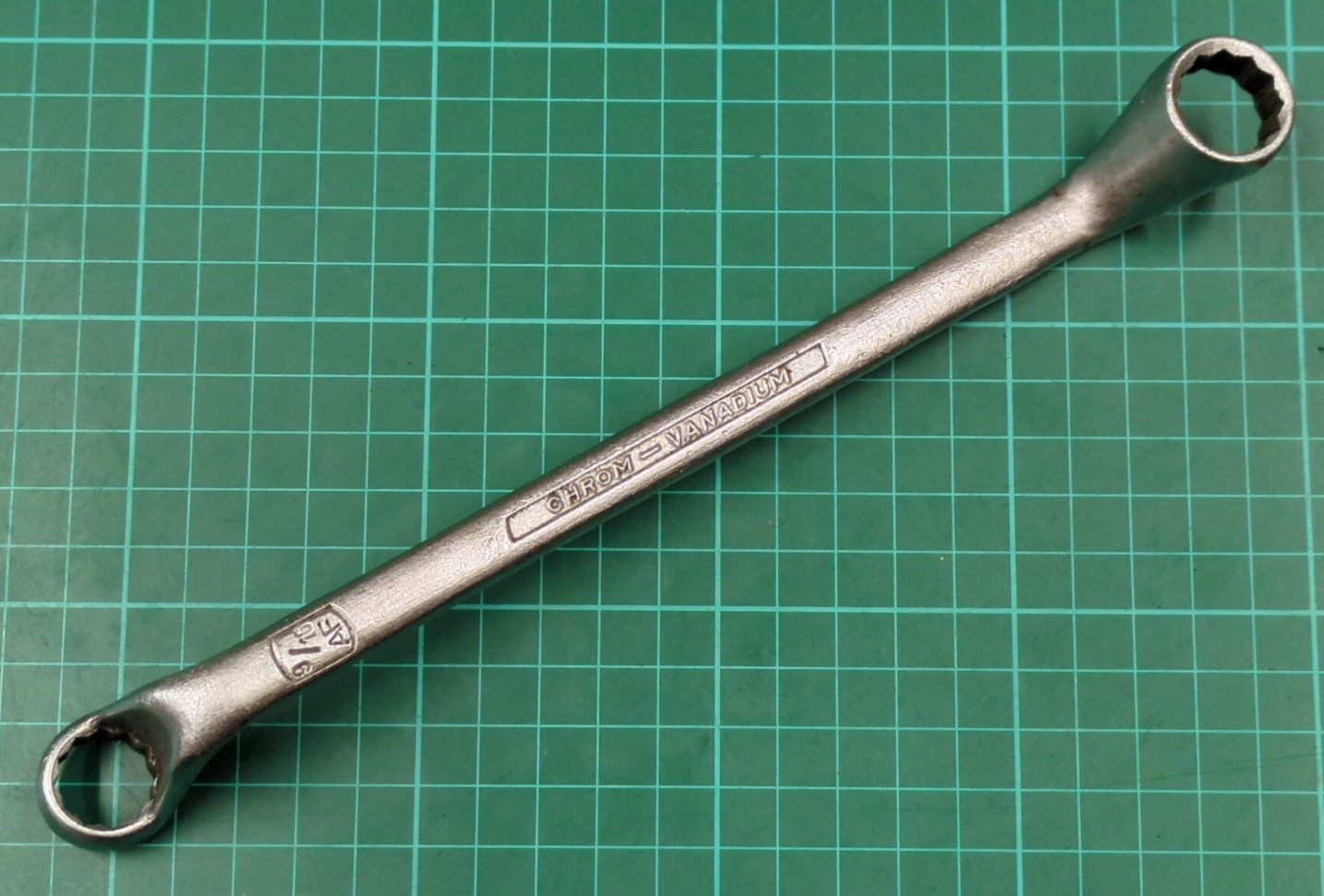 Vintage ELORA No.110 9/16″ x 5/8″ AF Offset Ring Spanner, Made In West Germany