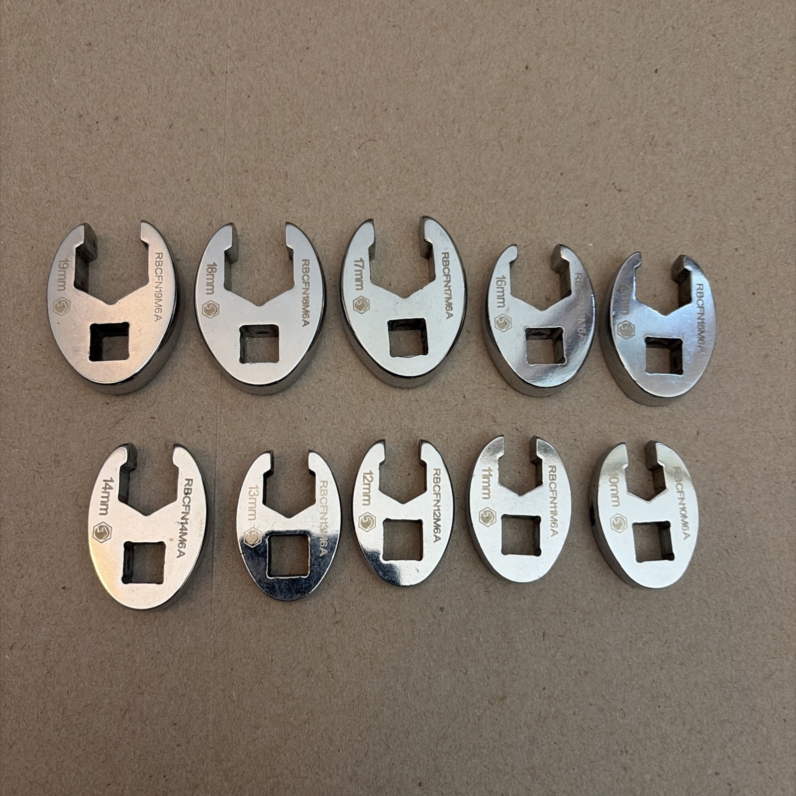 Matco Crows Foot Metric 10 Pc Set – 10-19mm