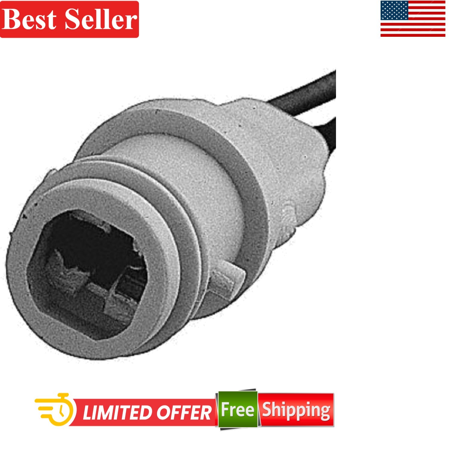 Socket with Machined Exterior 1.5 x 1.16 x 2.88 Inch