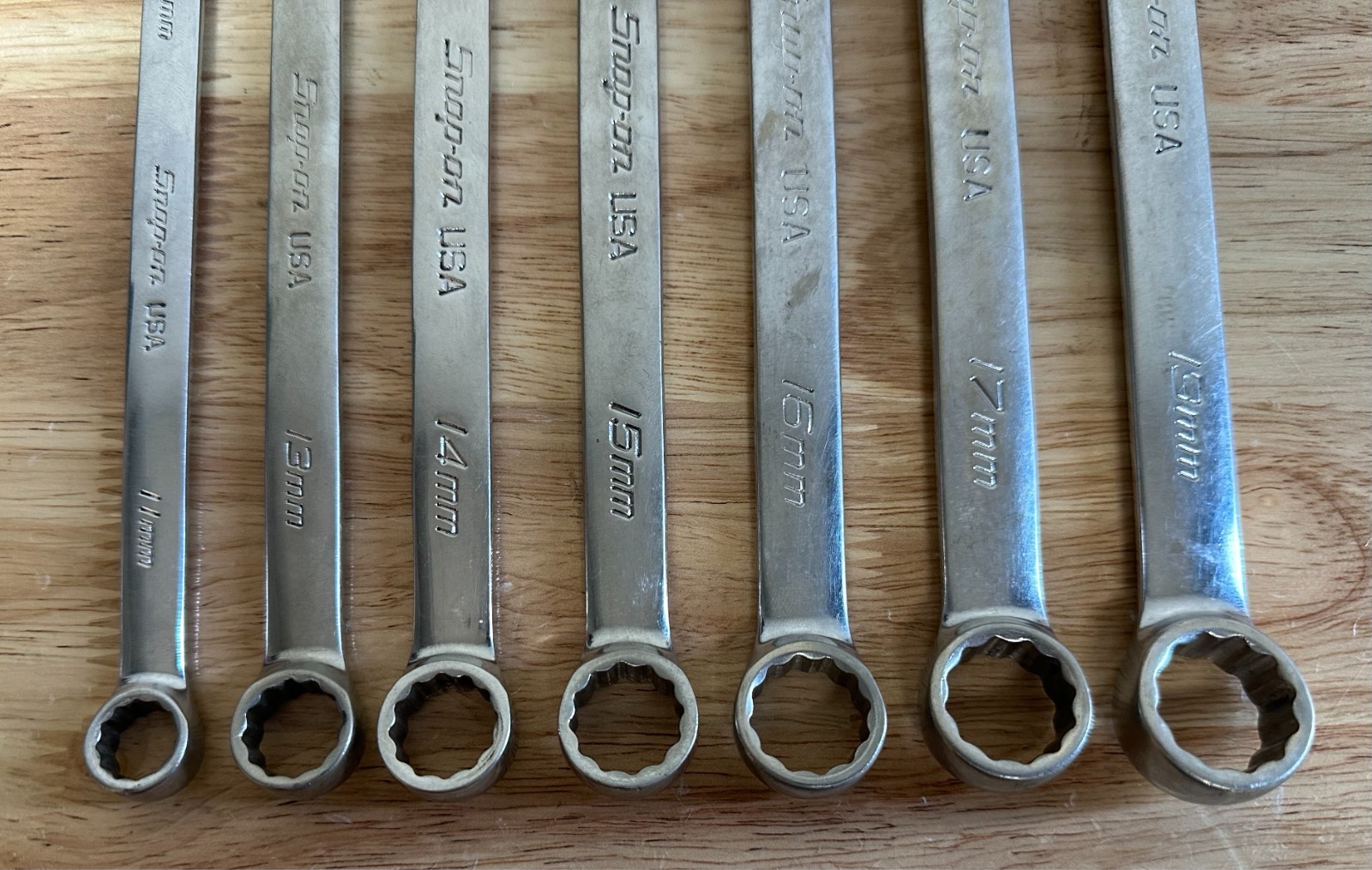 Snap On Soexm710 10-piece Metric Flank Drive Plus Combination Wrench Missing 3