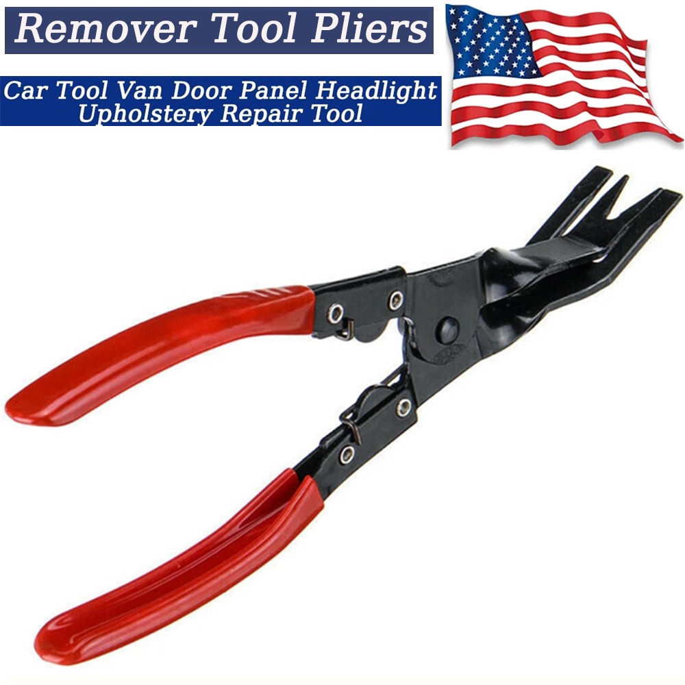 Car Trim Clip Removal Headlight Repair Door Panel Retainer Remover Tool Pliers