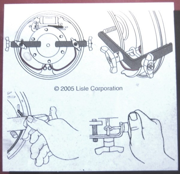 Lisle 50600 Chevy GMC Single Spring Brake Release Tool Used Once Free Shipping