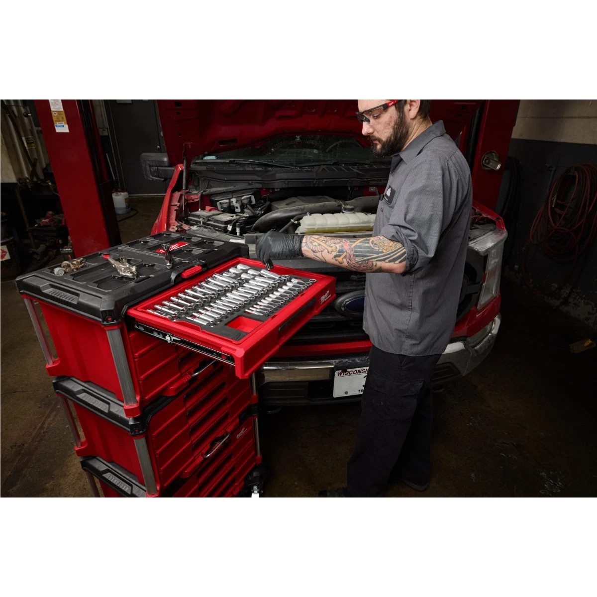 Milwaukee 48-22-9495 366pc Master Mechanics Tool Set PACKOUT! (AUTH USA DEALER!