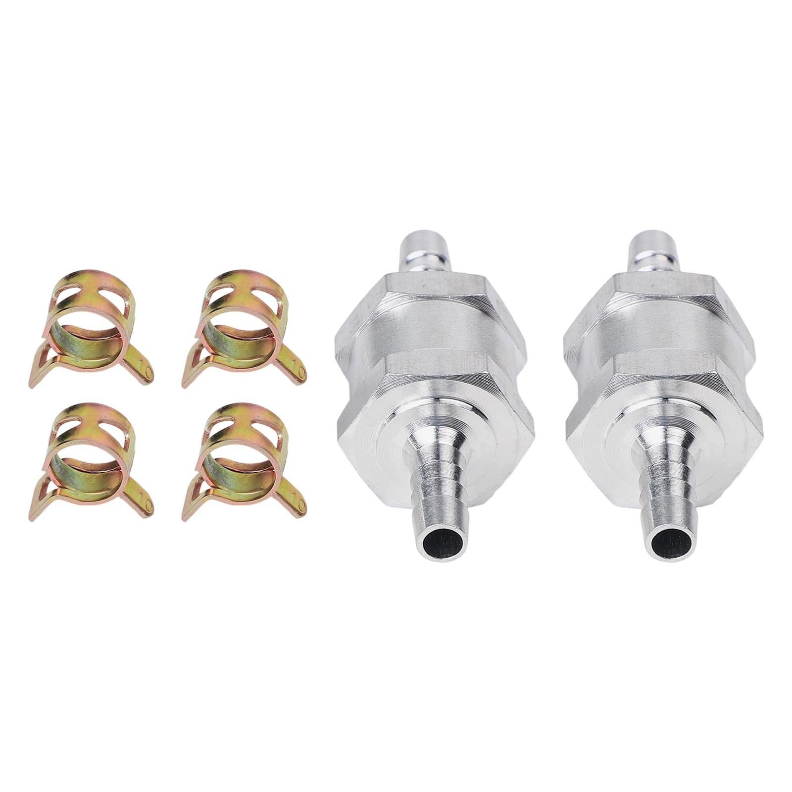 6mm Car Fuel Check Valve Set with 4 Clamps for Efficient Fuel Management
