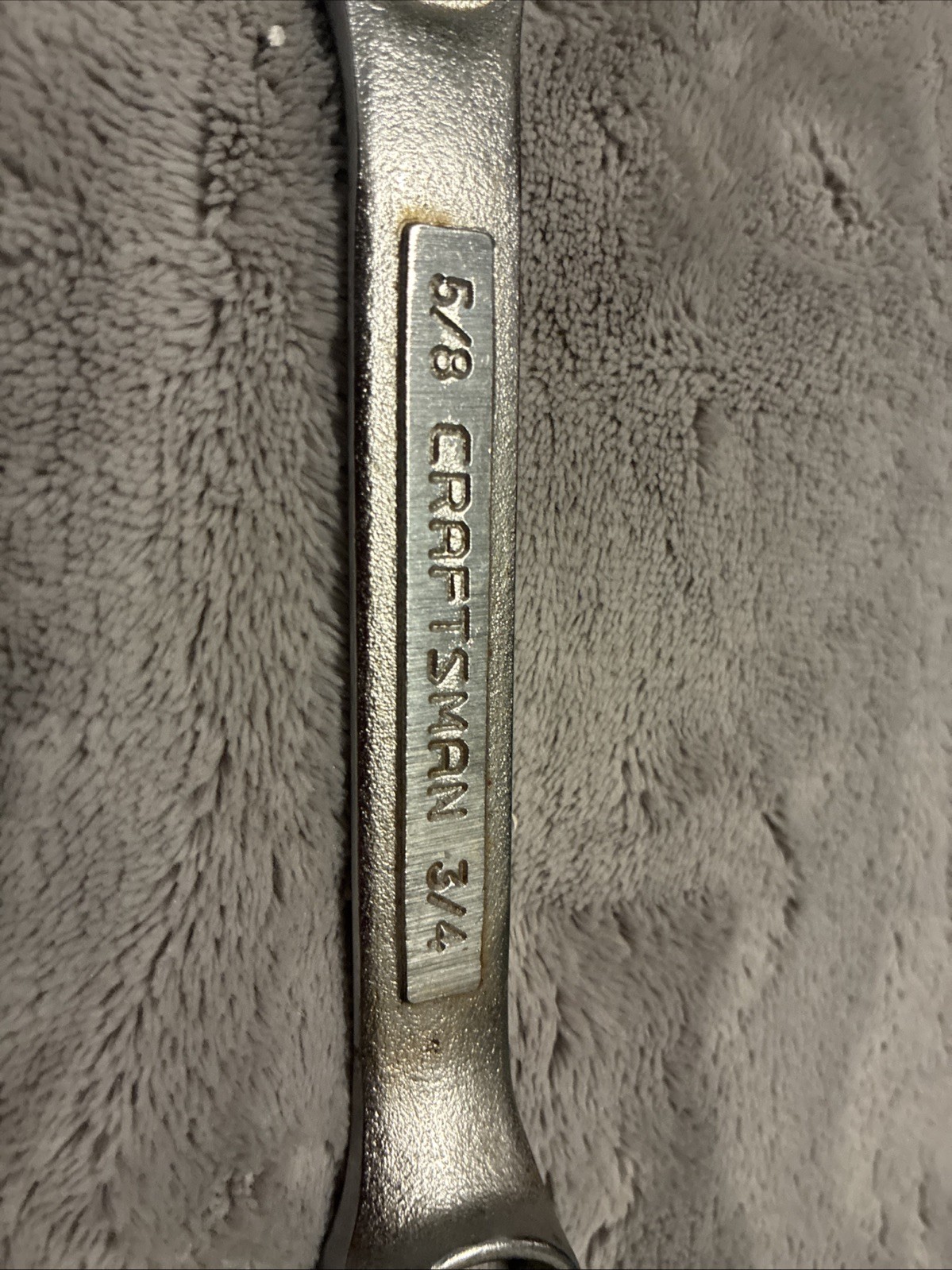 Craftsman 5/8″ x 3/4″ Double Box End Wrench Stubby -VV-43862 12-pt ~ Made in USA