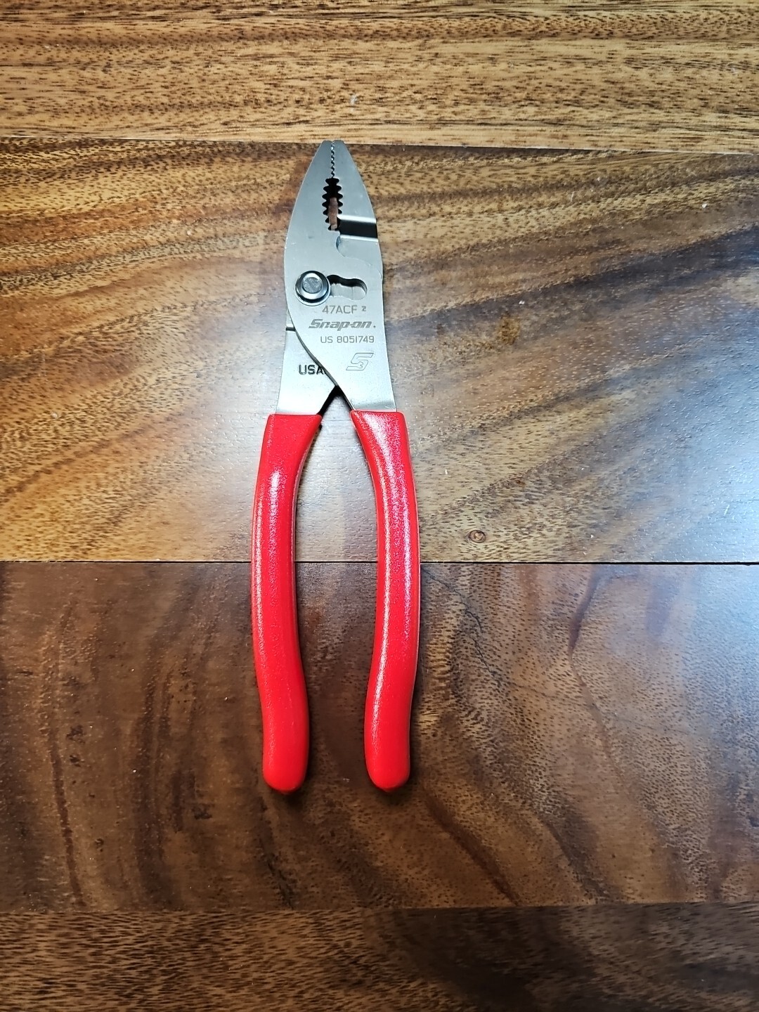 *NEW & UNUSED* Snap On 47ACF CLASSIC RED – Combo Slip Joint Pliers FREE SHIP