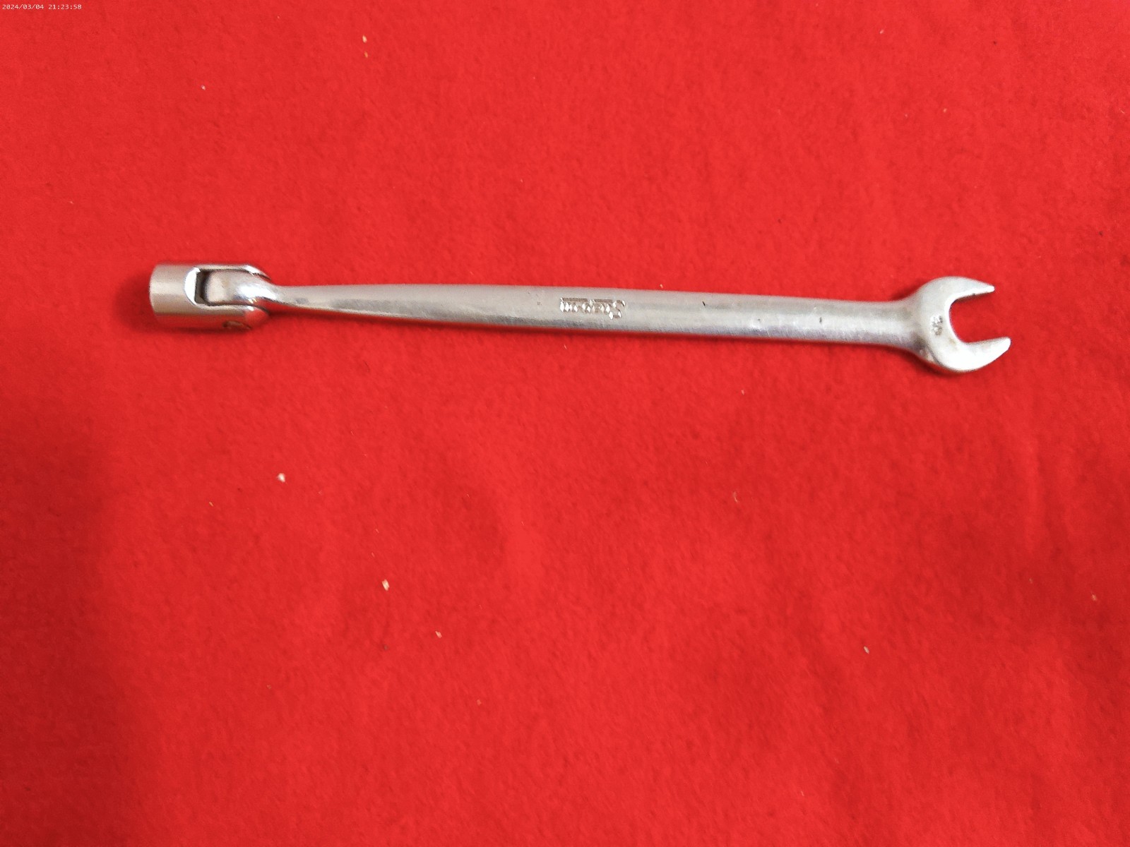Snap-on FHO12S 3/8″ 6-Point Flex Head Combination Wrench Open/Box End