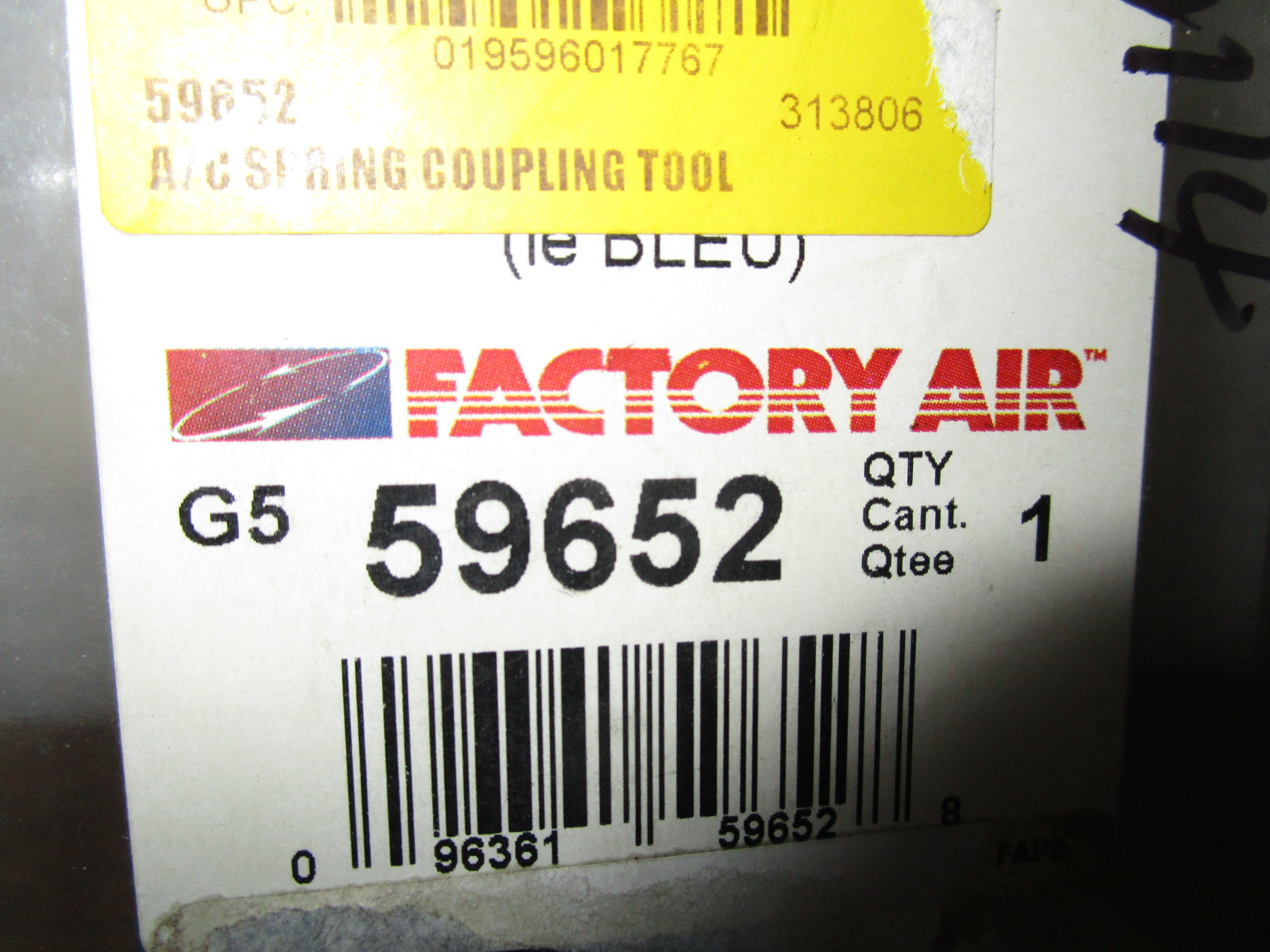 Factory Air A/C Spring Coupling Tool 59652
