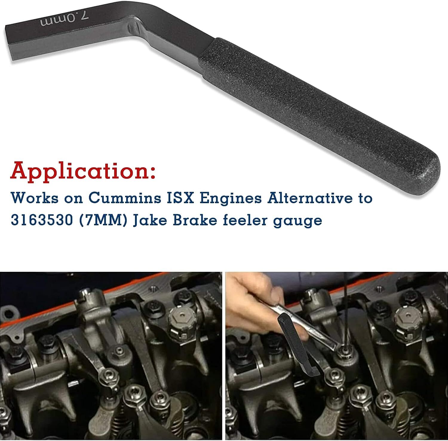 3163530 Engine Brake Adjustment Tools 7MM for Cummins ISX Engine Jake Brake