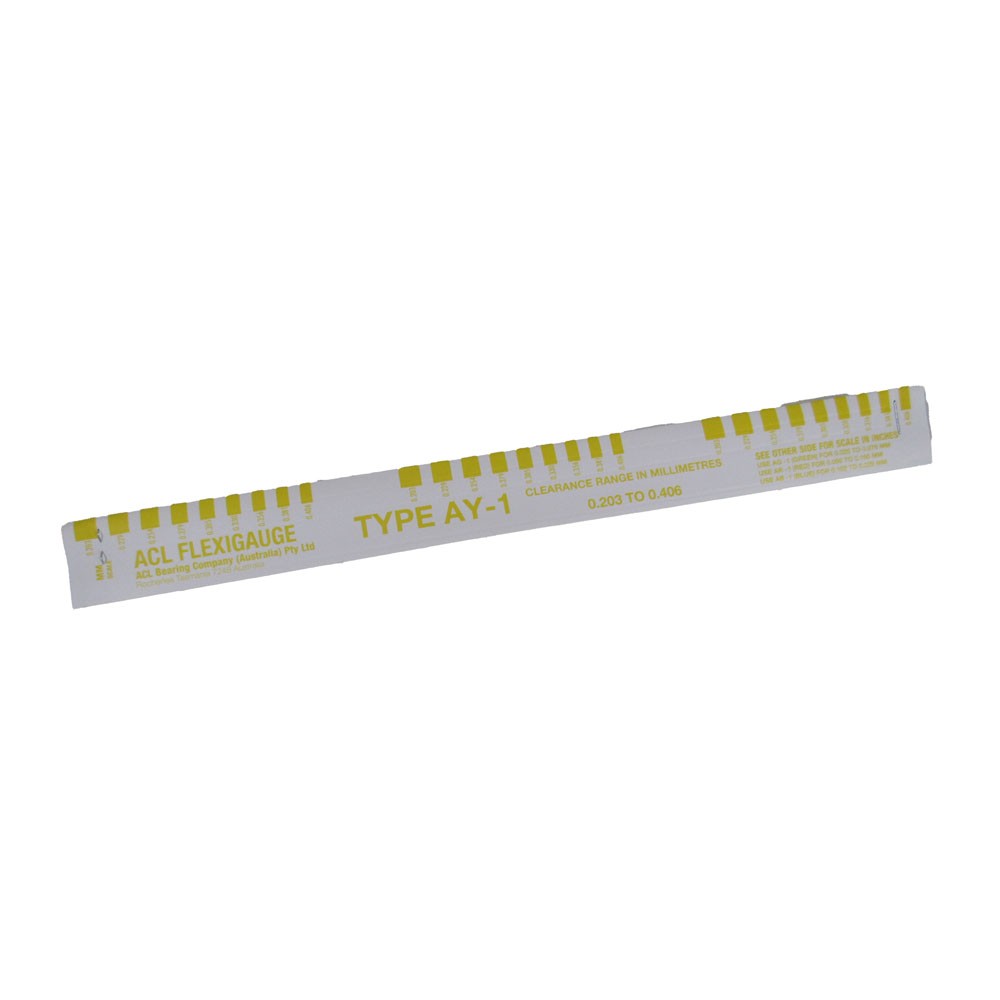 ACL Bearing Clearance Gauge AY-1(SINGLE); Plastigage Yellow Sold as Each
