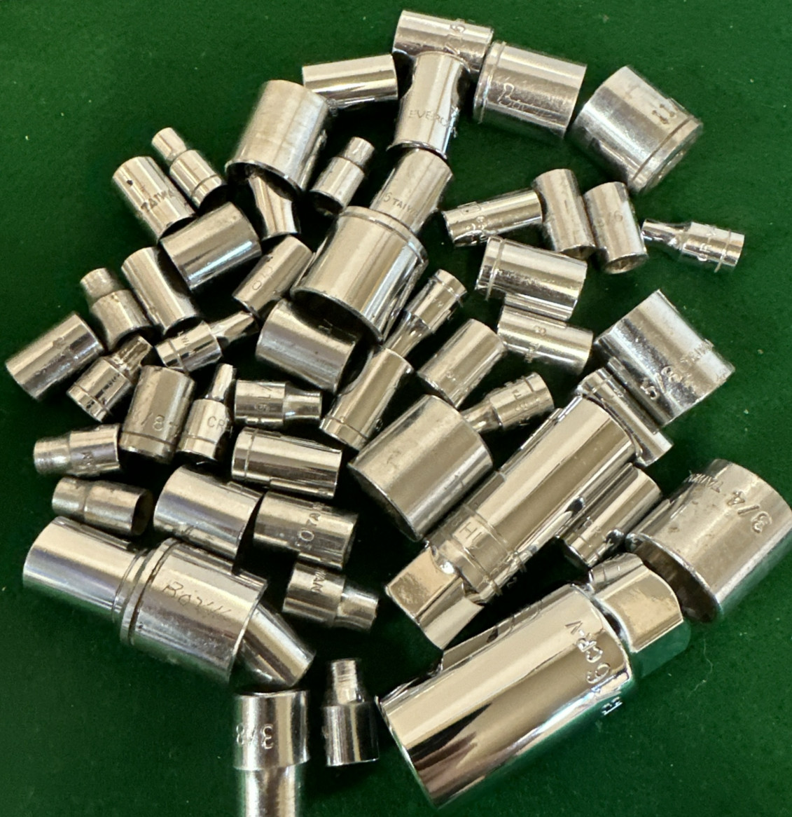 Lot Of 45+ Socket Impact Deep Well and regular Taiwan and Japan made