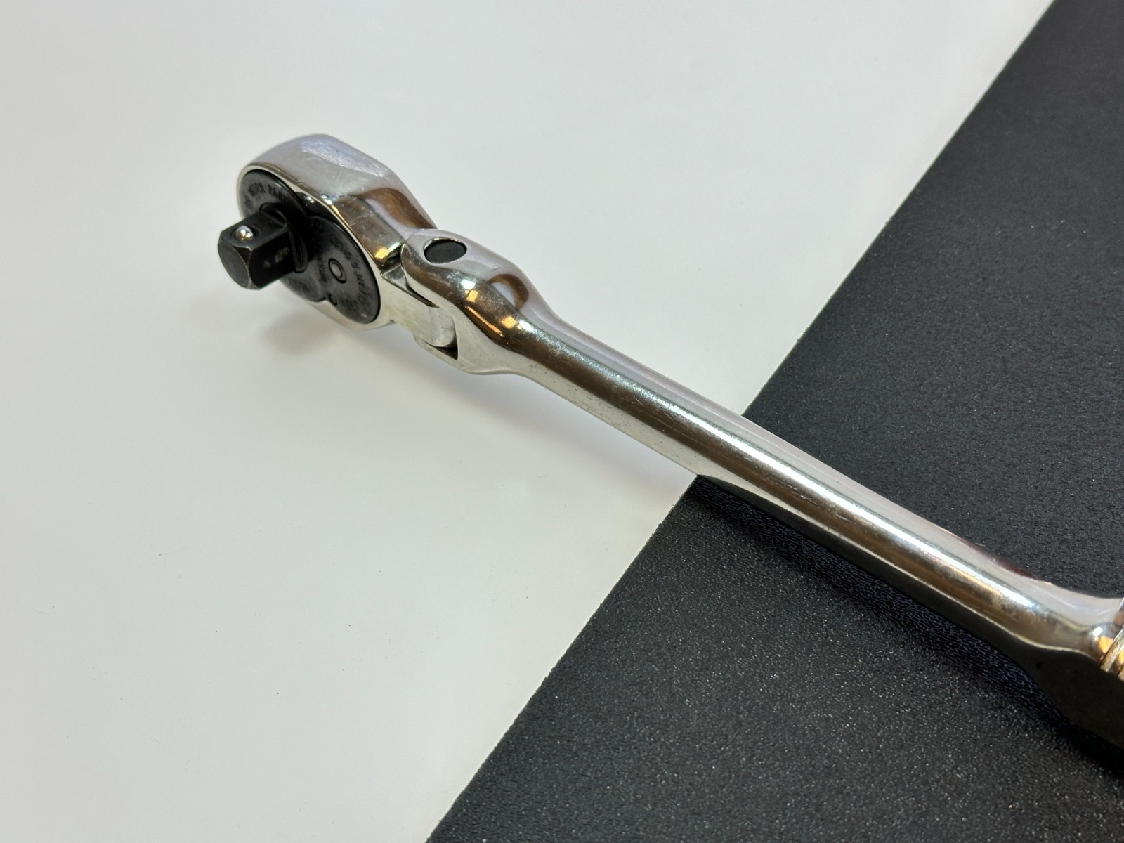 NOS Armstrong Tools USA 12-905 (Rare) 1/2″ Drive FLEX Head Chrome Ratchet (NEW)