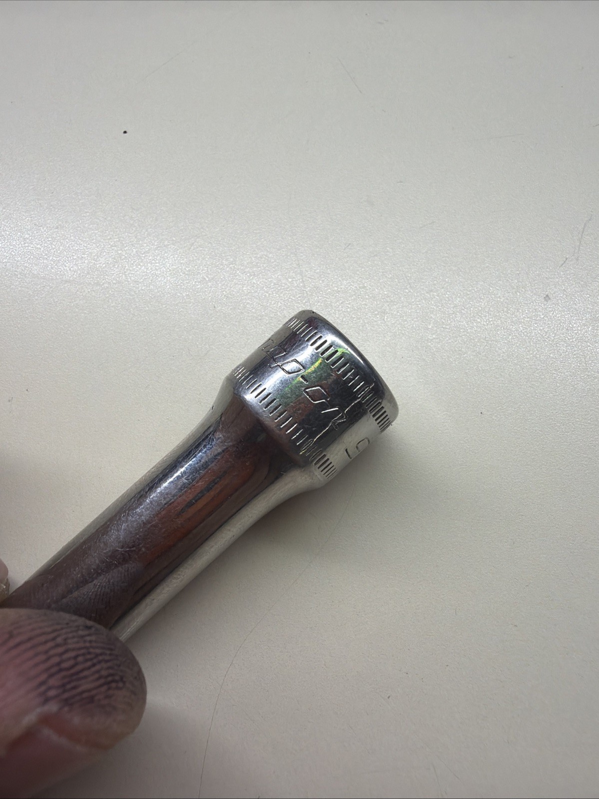 Snap On Tools SFSM9 3/8 Dr 6Pt Metric 9mm Flank Dr Deep Chrome Socket USA