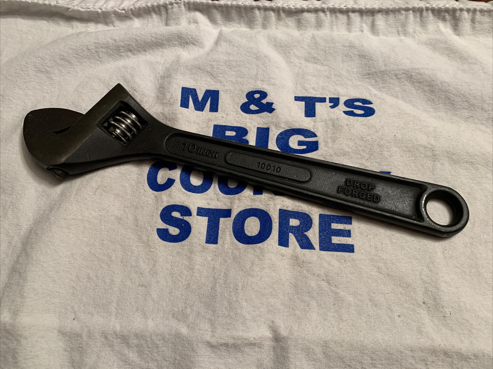 T&E Tools USA 10″ Adjustable Wrench – Forged Steel 10010