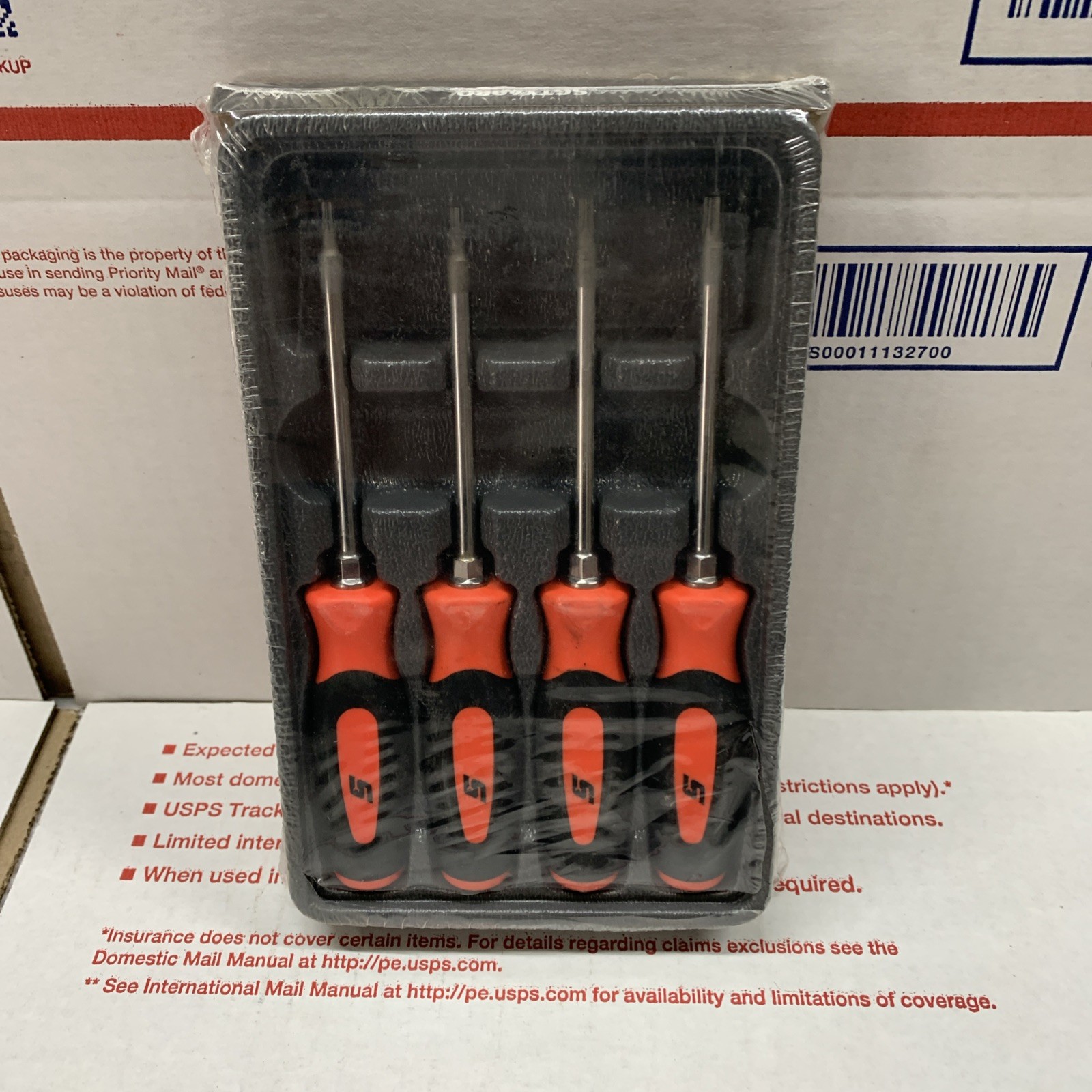 Snap On Tools SGTX40BO Miniature Torx T8-T20 Orange Soft Handled NEW Sealed