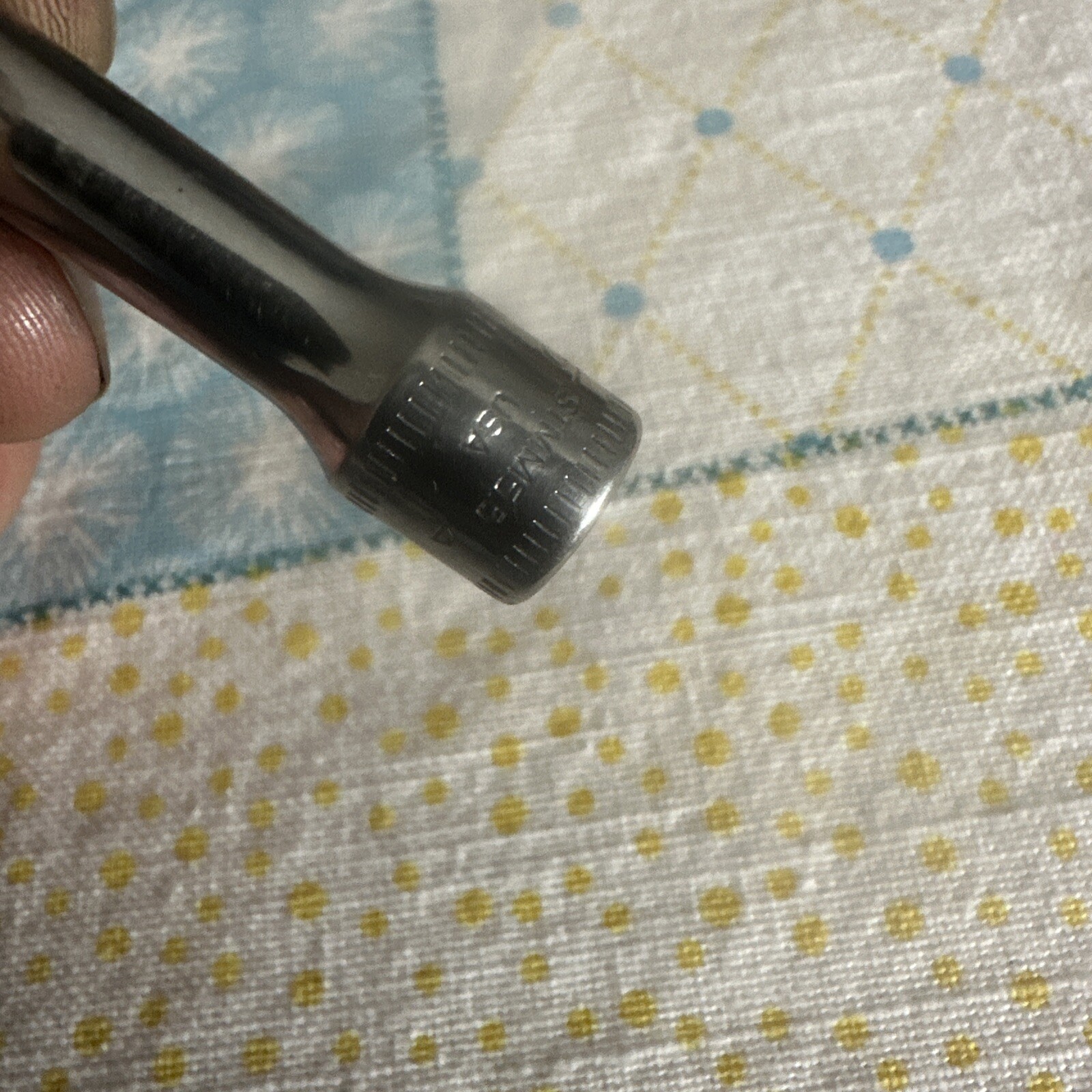 Vintage Snap on STMM5.5 1/4″ Dr 6pt Metric 5.5mm Deep Socket USA