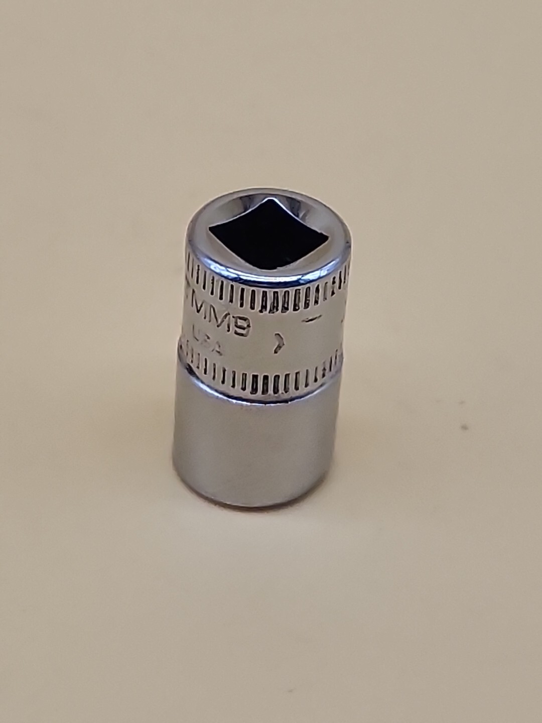 Snap-On Tools TMM9 1/4” Drive 9mm Metric Shallow 6 Point Chrome Socket