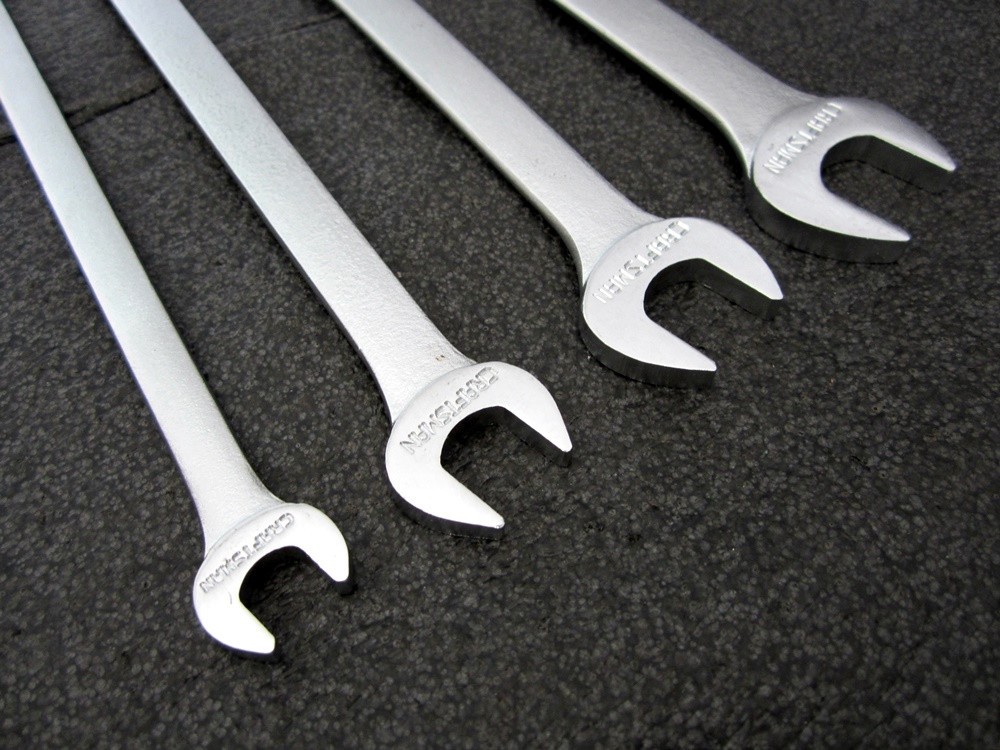 Vintage Craftsman 4pc SAE Tappet Wrench Set -V- Made in USA