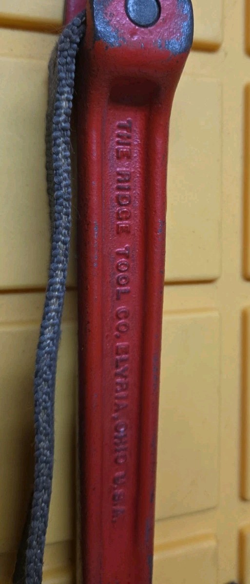 Rigid Tools #2 Strap Wrench, 16 Inch Strap, Good Condition