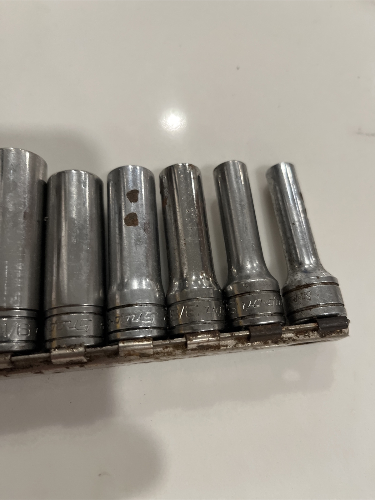 SNAP ON 211SFSY 3/8″ 11 PC SAE6 POINT DEEP SOCKET SET 1/4″ 7/8″ SFS081 TO SFS281