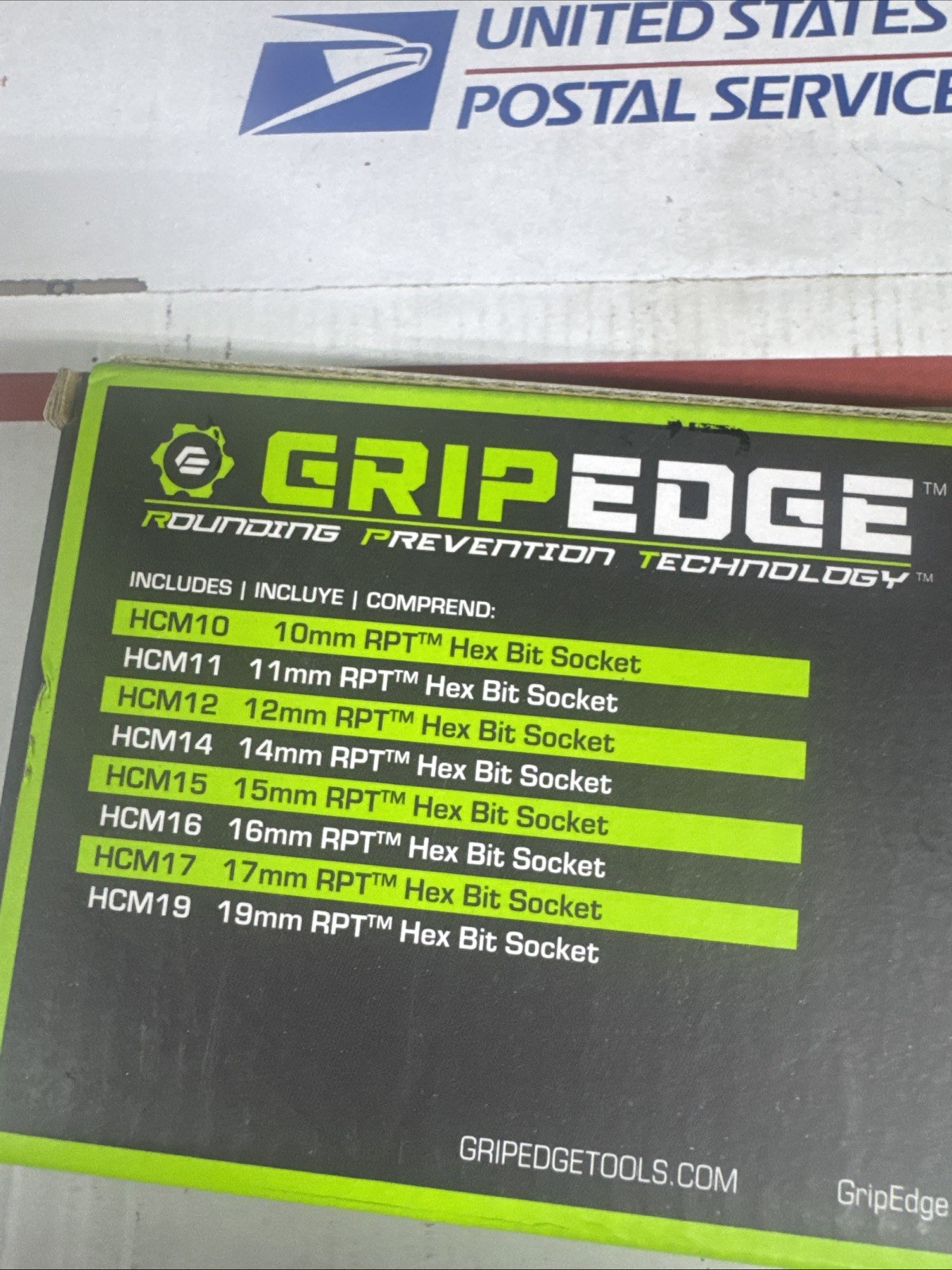 GRIPEDGE HEX Bit Socket Set | 8-PC – 1/2» Drive Metric RPT Hex Driver Set | …