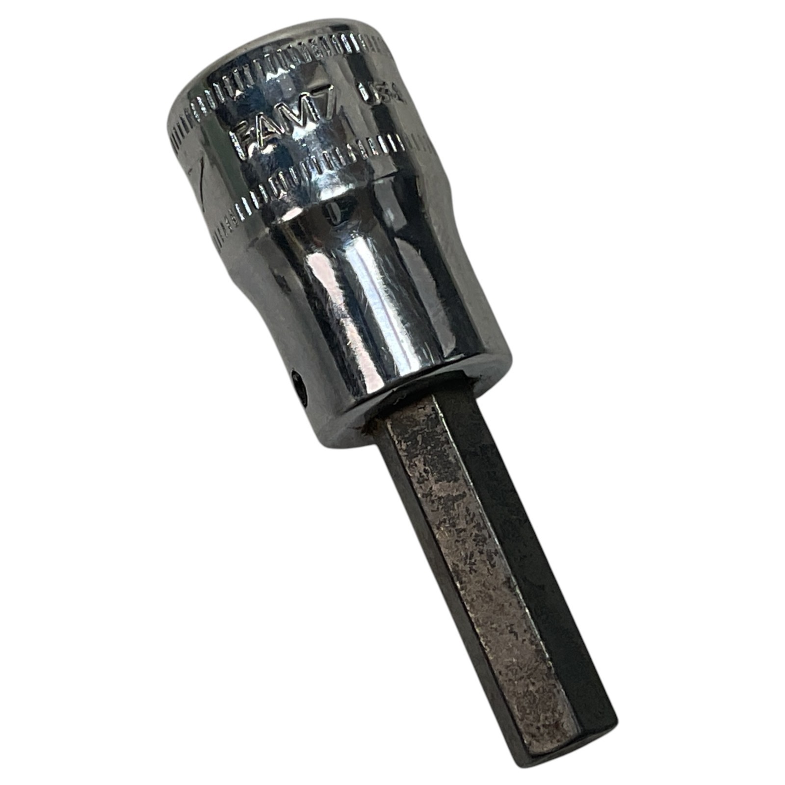 Snap-on FAM7 7mm Hex Bit Socket 3/8″ Drive Chrome USA Hand Tool