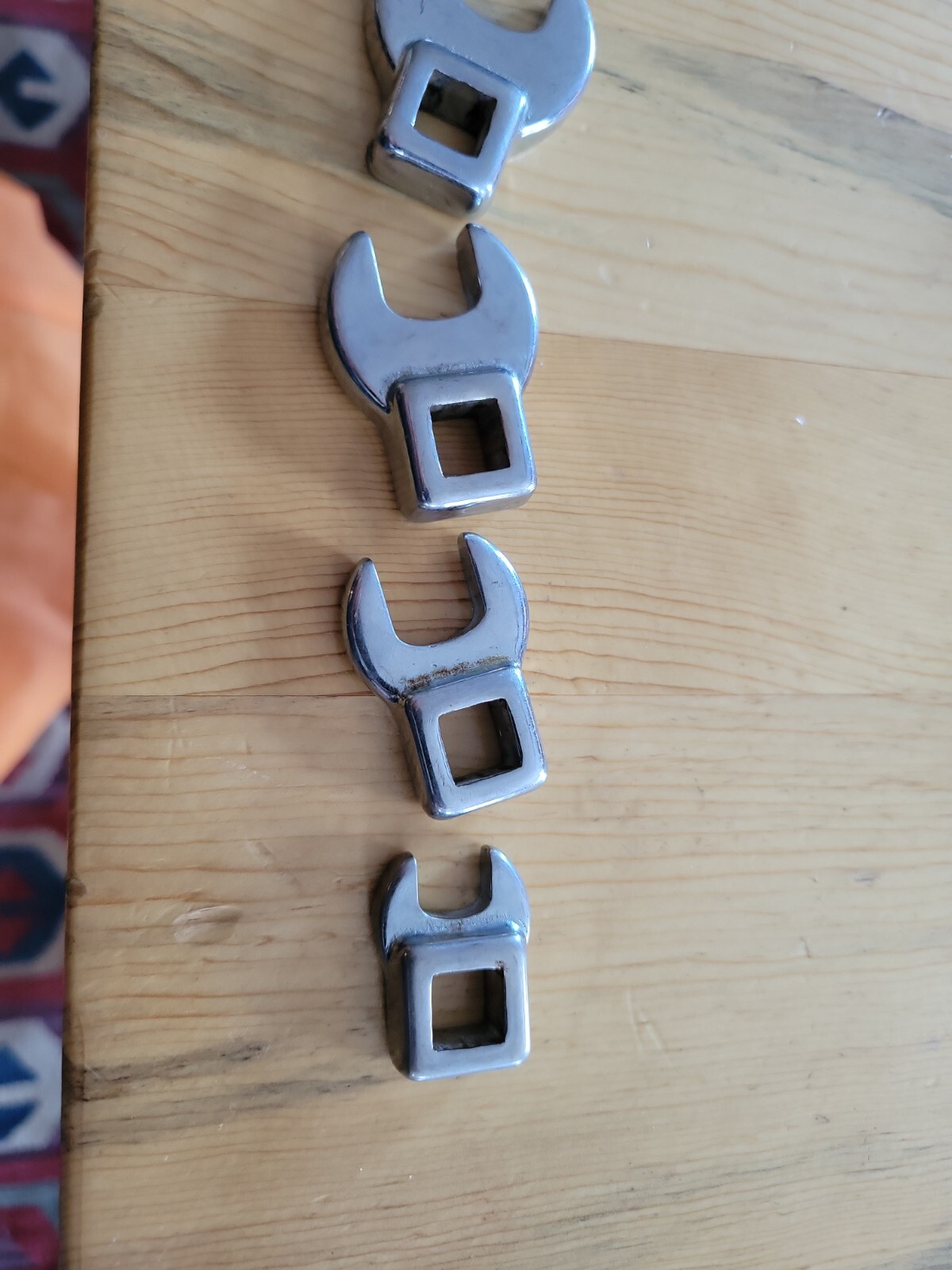 Crowe Feet Set Unbranded 6 pc 22mm, 17mm , 15mm, 14mm, 13mm & 10mm Excellent