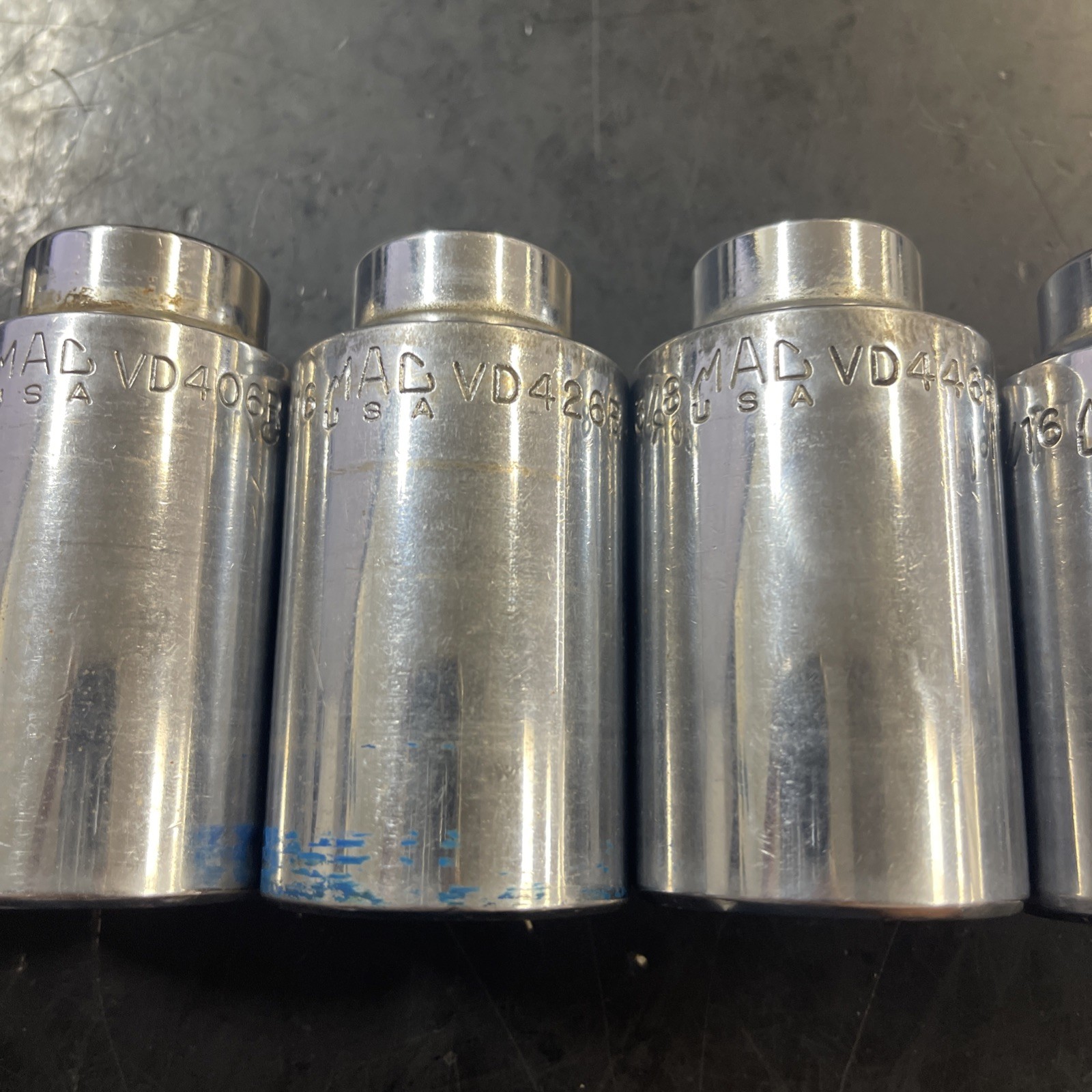 MAC Tools 9PC VD Series 1/2” Drive 6 Point Deep SAE Socket Set 1 To 1-1/2