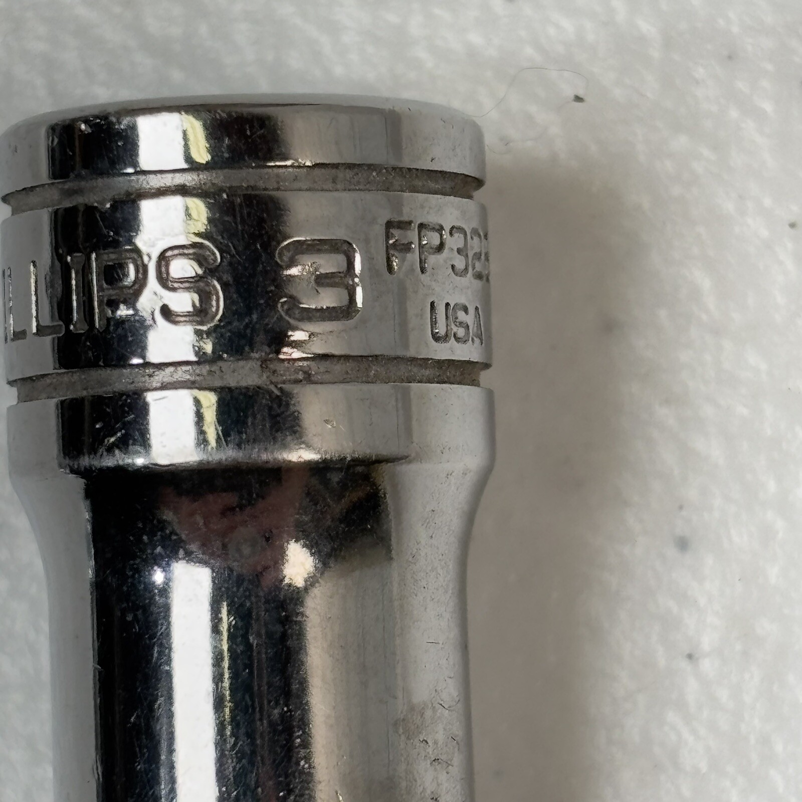 Snap-on 3/8″ Drive #3 Phillips Standard Bit Socket Driver FP32E