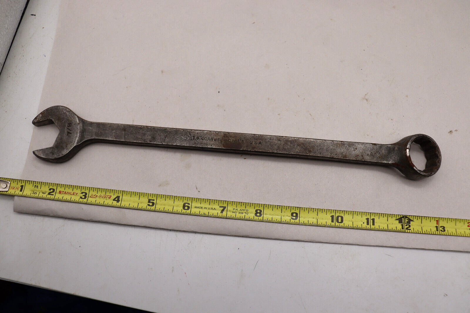 Cornwell CW18 7/8″ 12 Point SAE Chrome Combination Wrench USA free ship USA
