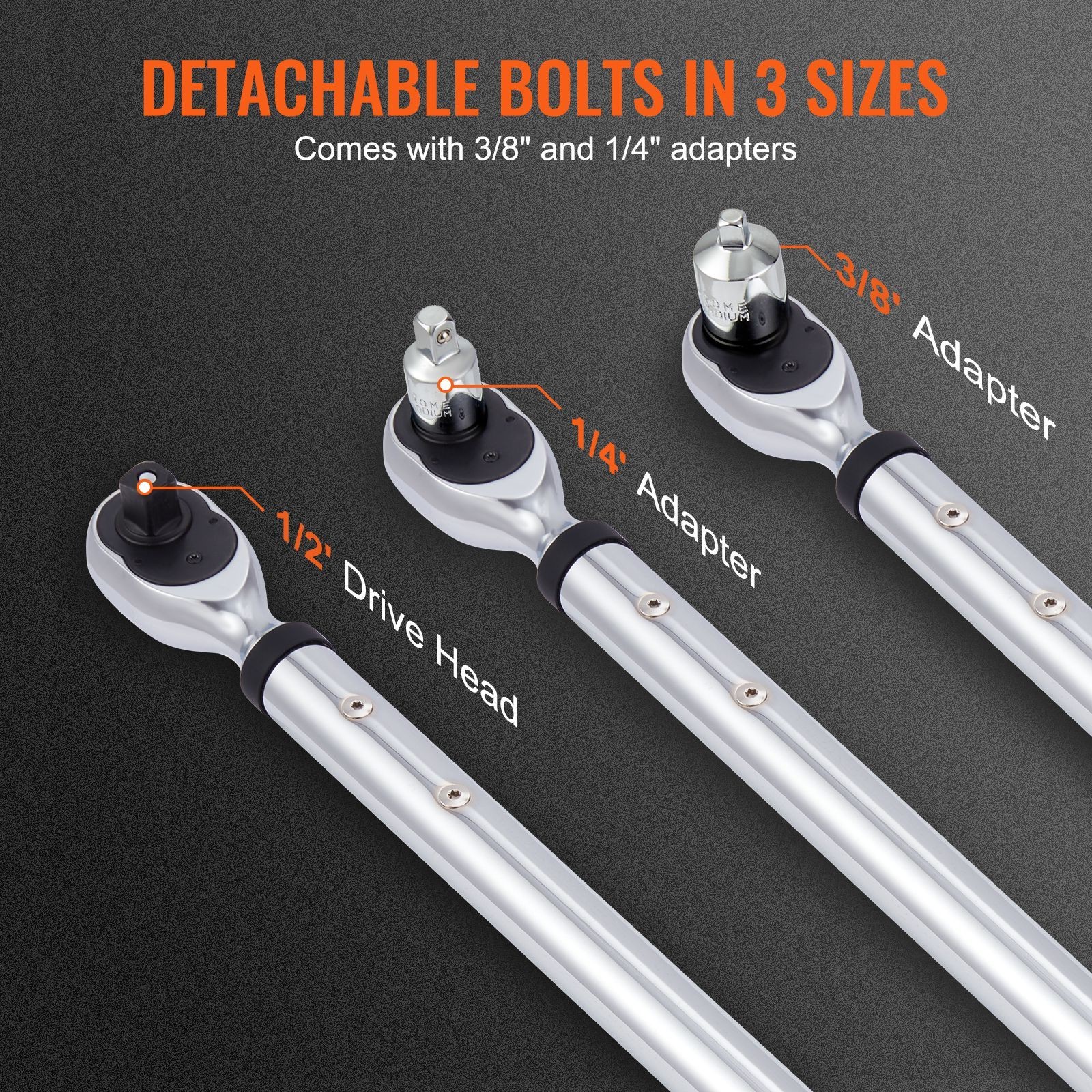1/2in Digital Torque Wrench 25-250ft.lb LED Buzzer