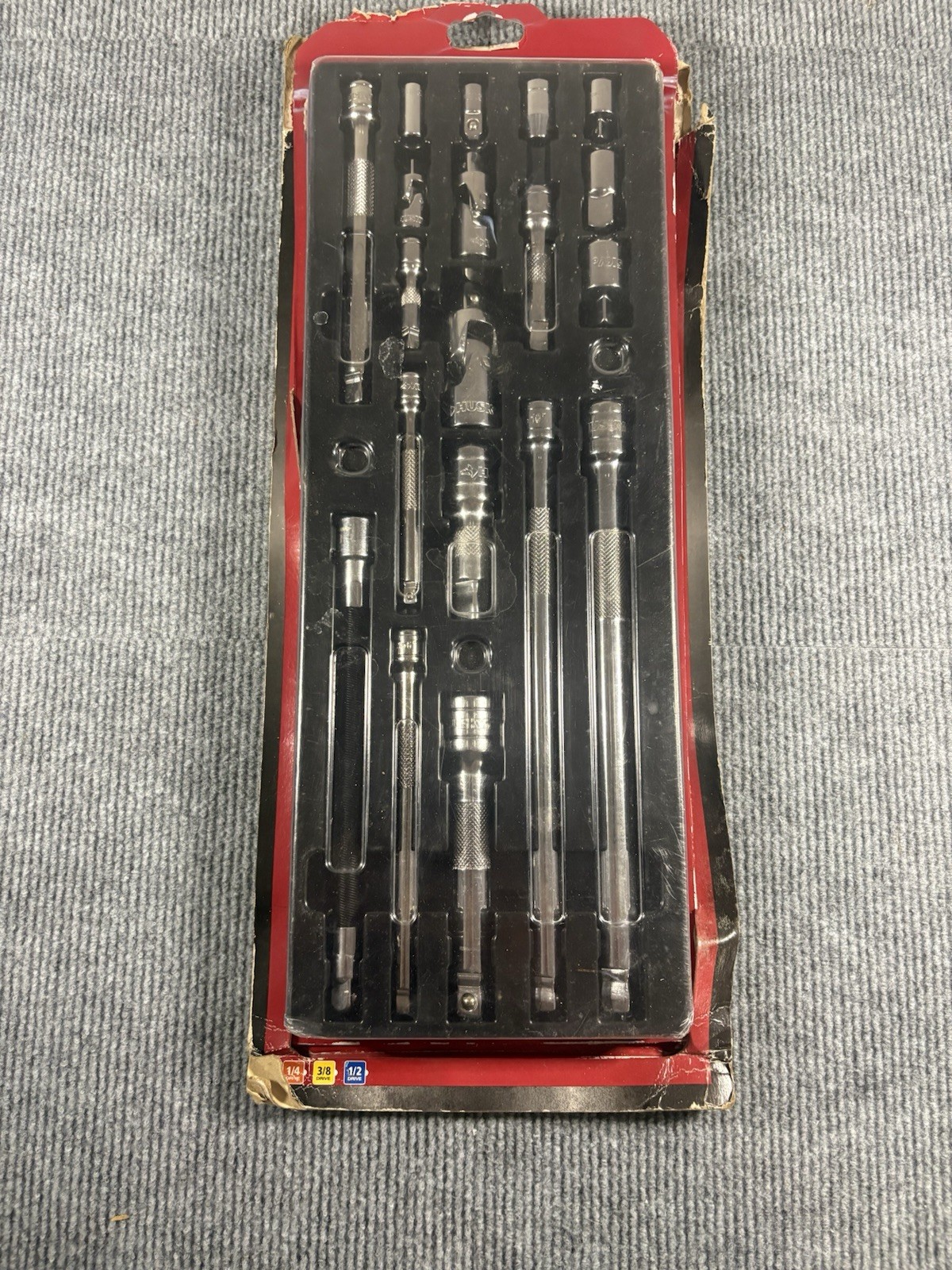 New Husky Extension and Adapter Set 19 Piece Free Shipping! Great gift idea!!