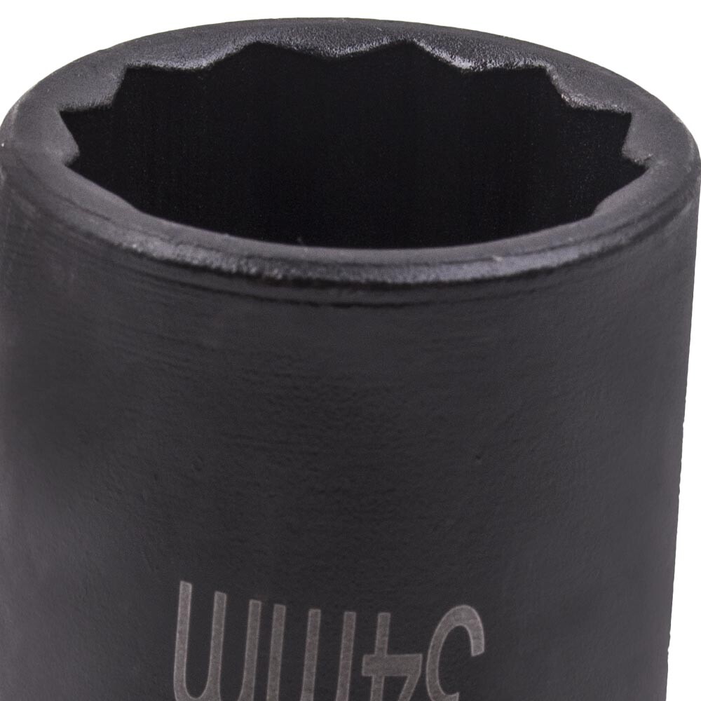 4x 12 Point 1/2″ Drive Spindle Axle Nut Socket Set 30mm 32mm 34mm 36mm