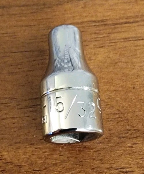 Craftsman USA 5/32″ Socket 6 Point 1/4″ Drive -V- 43481 (Ringed)