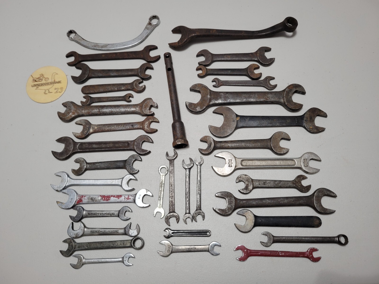 Vintage 34x Wrench Lot Billings Williams Hazet Auto-Kit Easco Lectrolite Buffalo