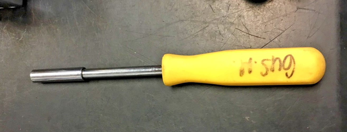 1/4″ DRIVE, 6 Point Hard Handle Nut Driver, 7.5″ LONG