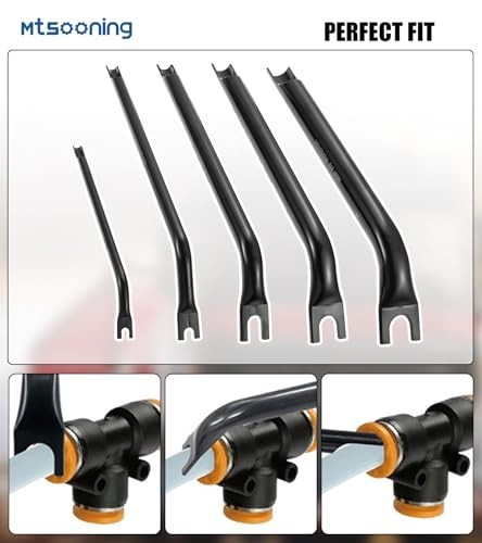 Heavy Duty Fuel Line Disconnect Tool Set – 5 Pcs Double Ended Air Line Tools for