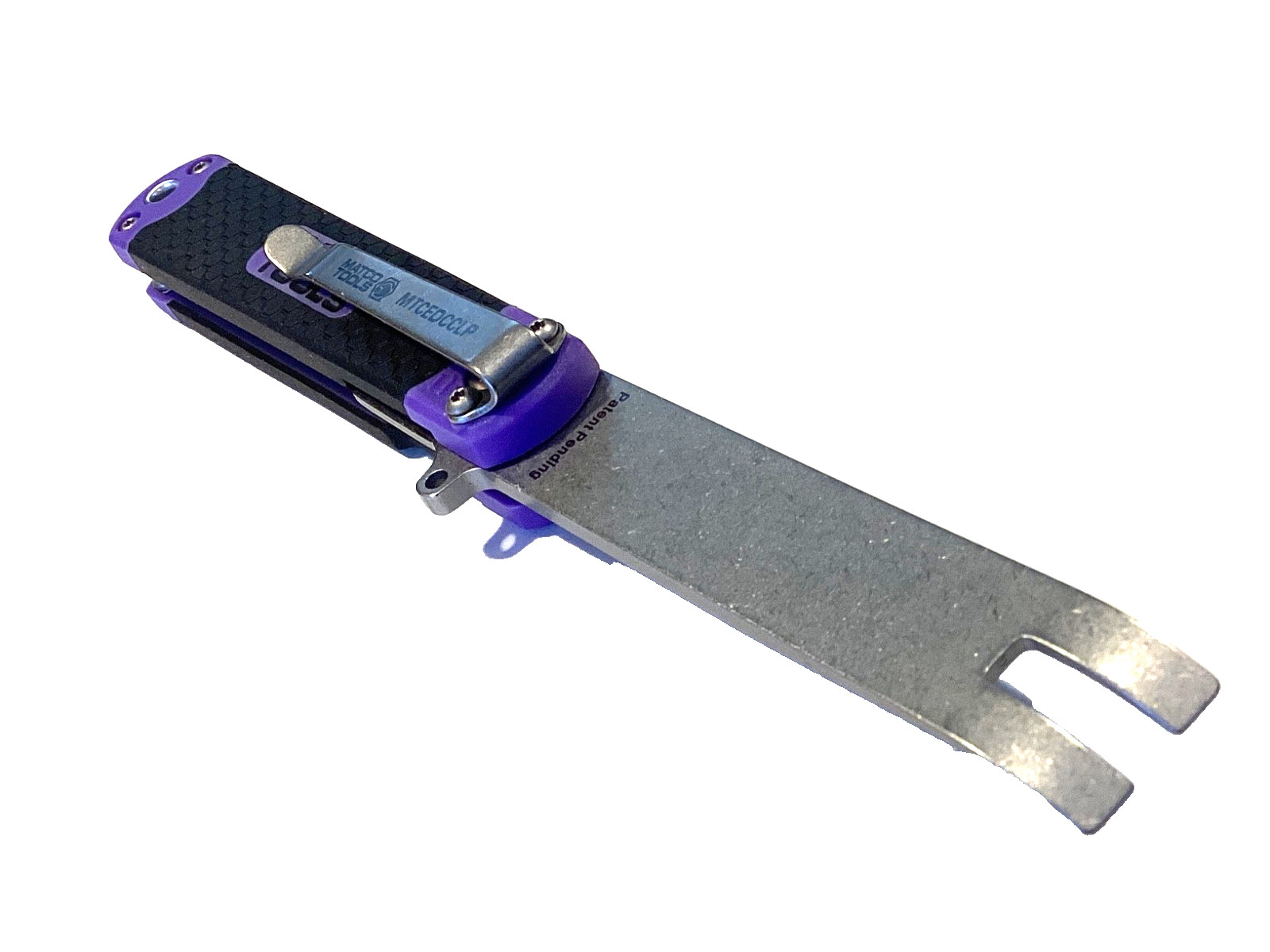 Matco Tools NEW PURPLE Compact Folding Pocket Snap Locking Clip Lifter MTCEDCCLP