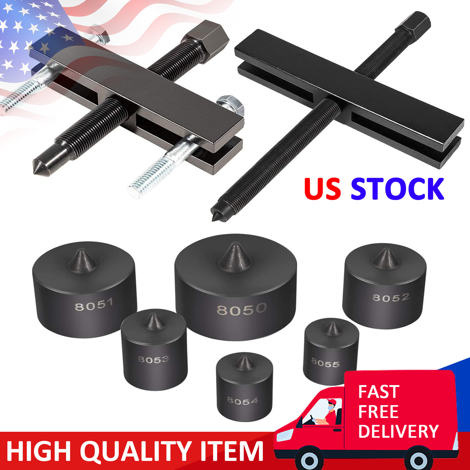 8056 Shaft Protector Set & 7393 Gear and Pulley Puller & 522 Large Gear Puller