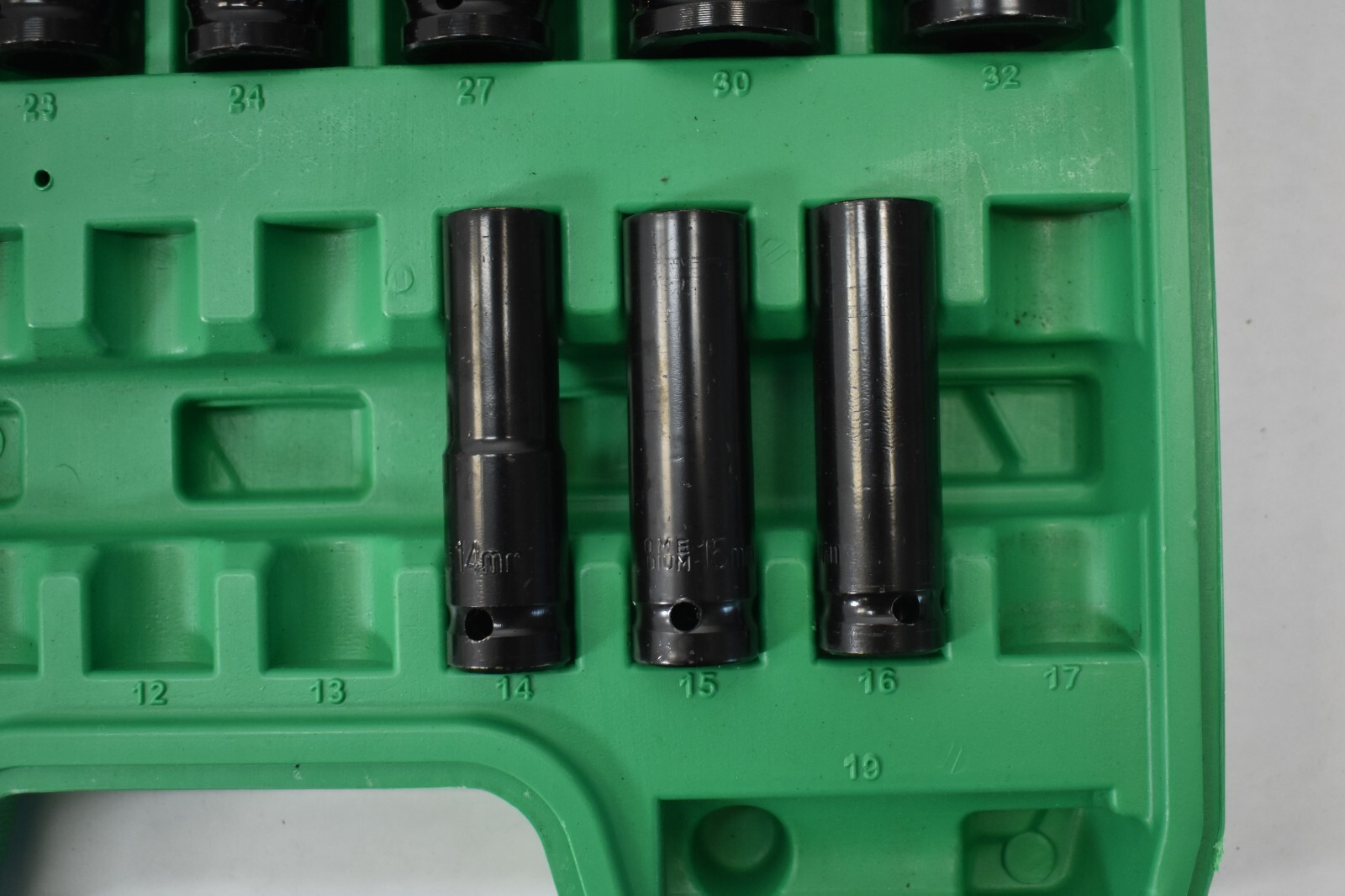 11 Piece Socket Set Metric 6 Point Deep Impact Tool Replacements MISSING PIECES