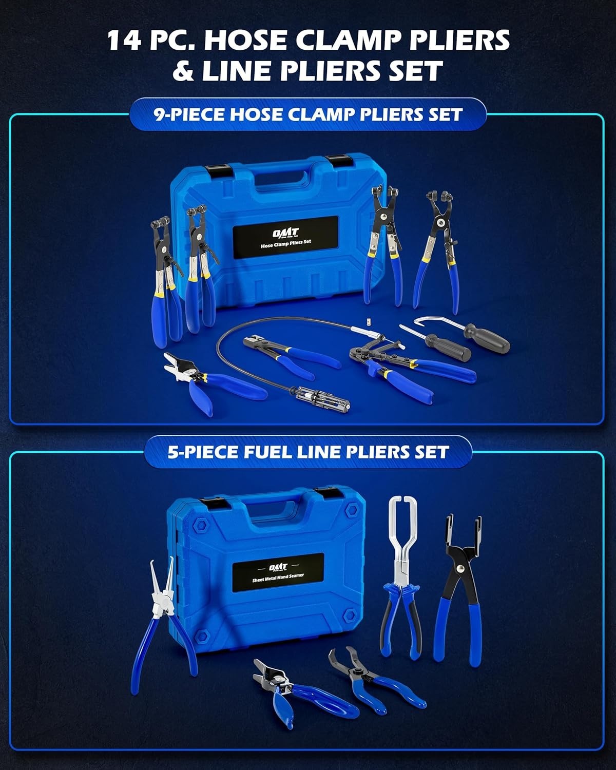 Professional Fuel Line Pliers and Hose Repair Kit for Auto Maintenance Tasks